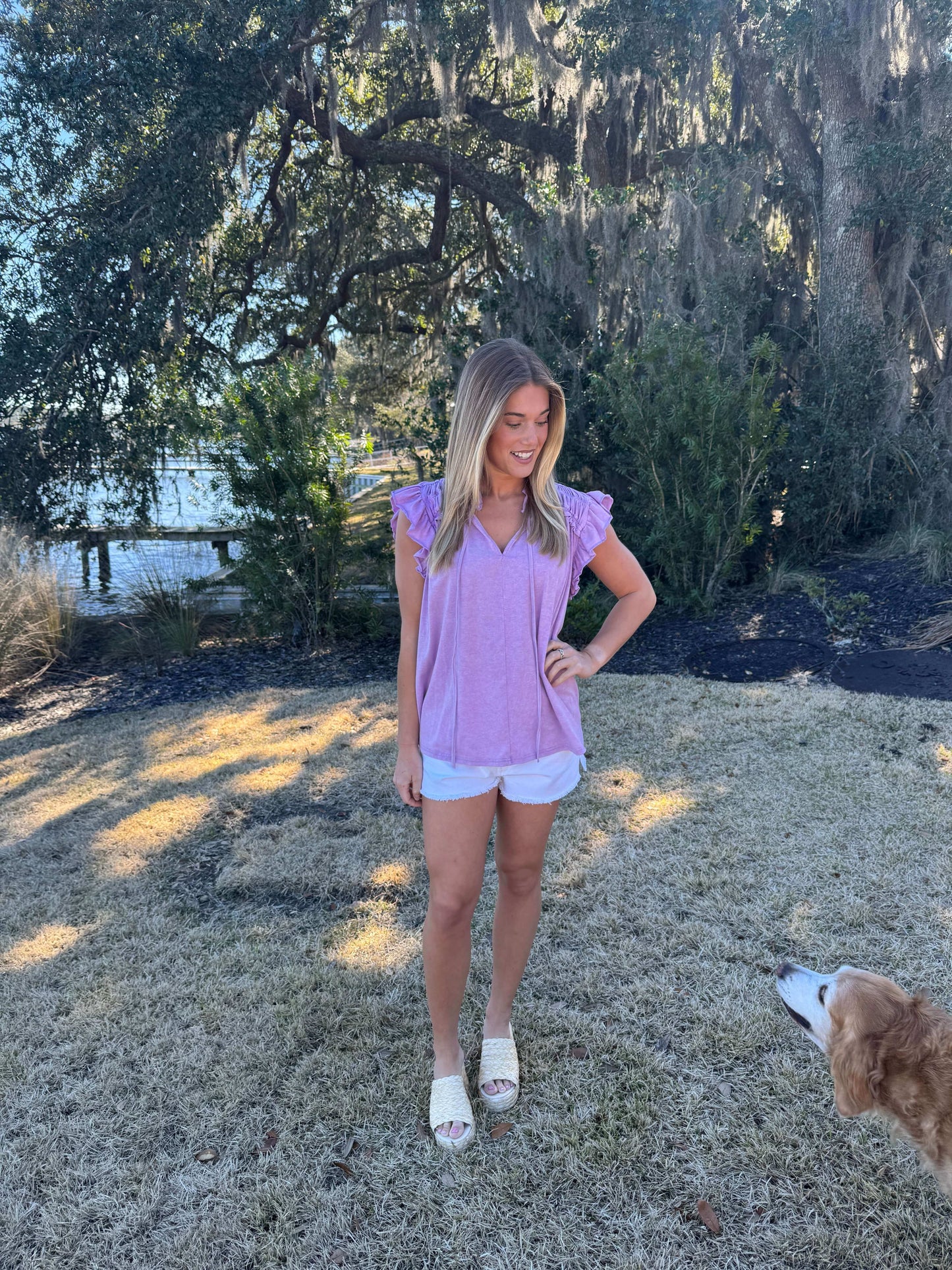 Camron Mineral Wash Blouse