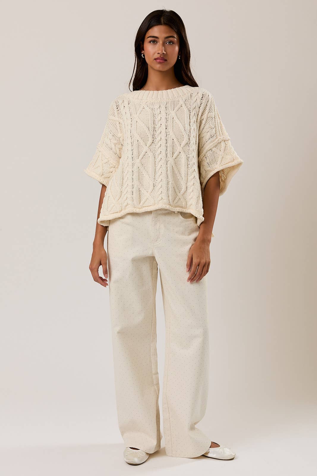Avery Cable Knit Sweater