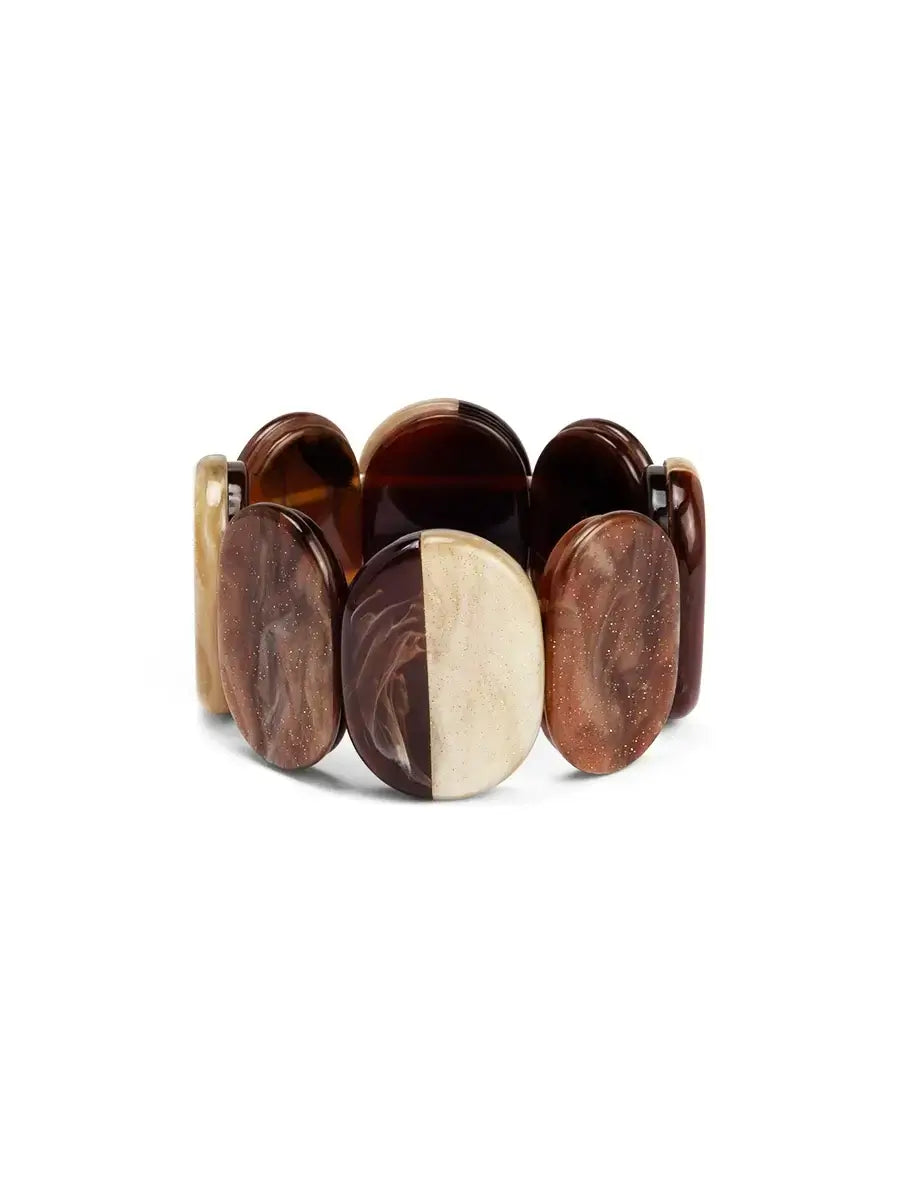 Discs Brown Bracelet