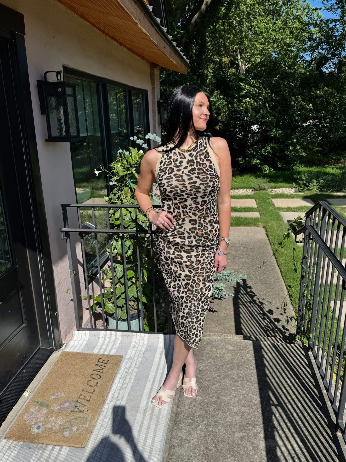Madison Leopard Dress