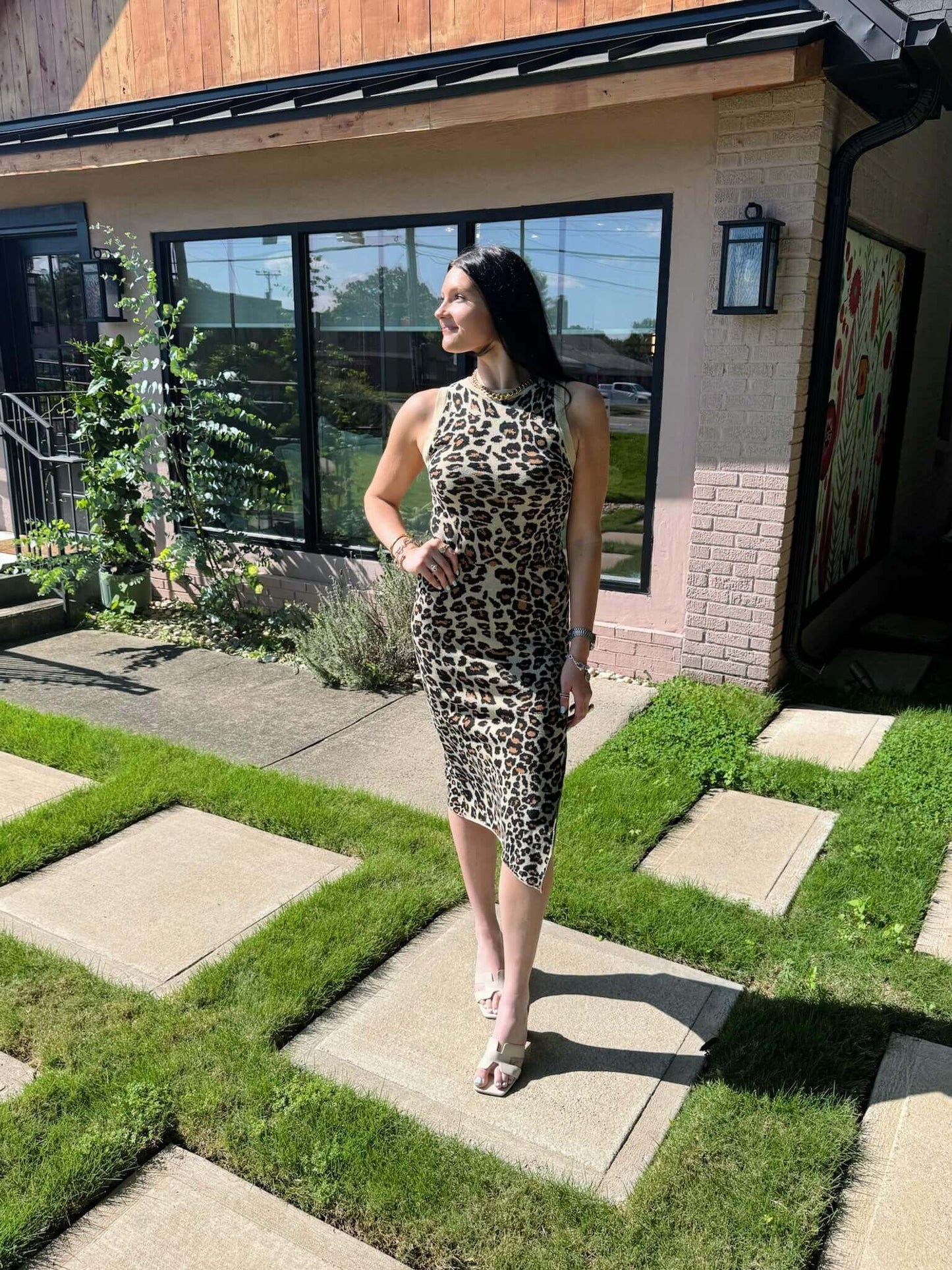 Madison Leopard Dress