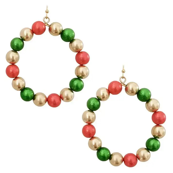 Christmas Hoop Earring
