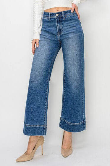 Mindy Wide Cropped Jean