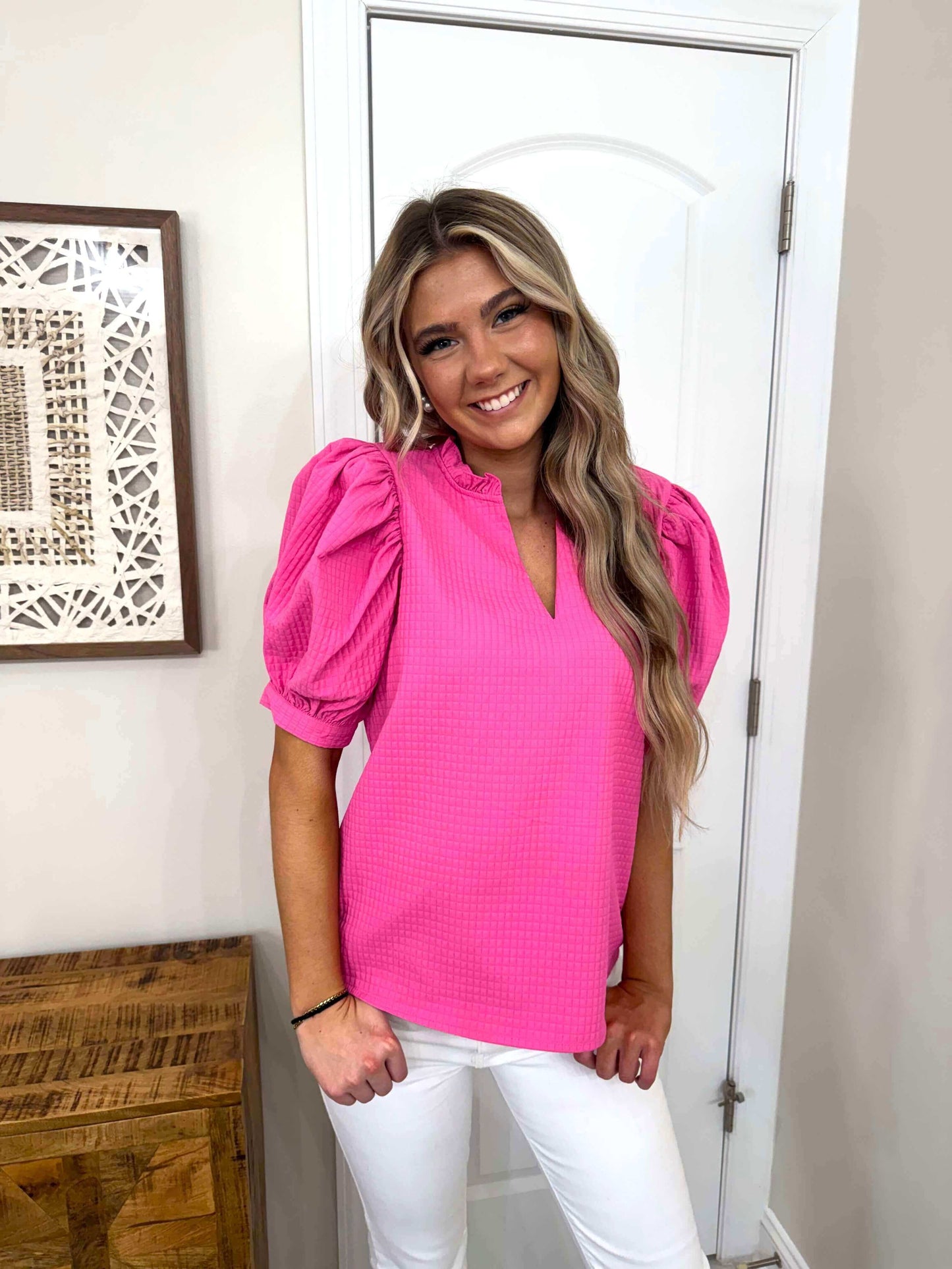 Nicole Prink Blouse