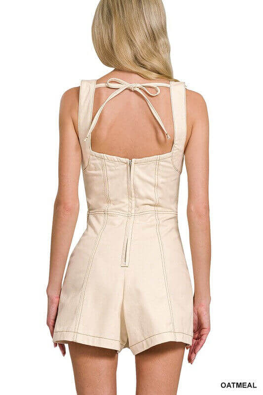 Talley Tie Back Romper