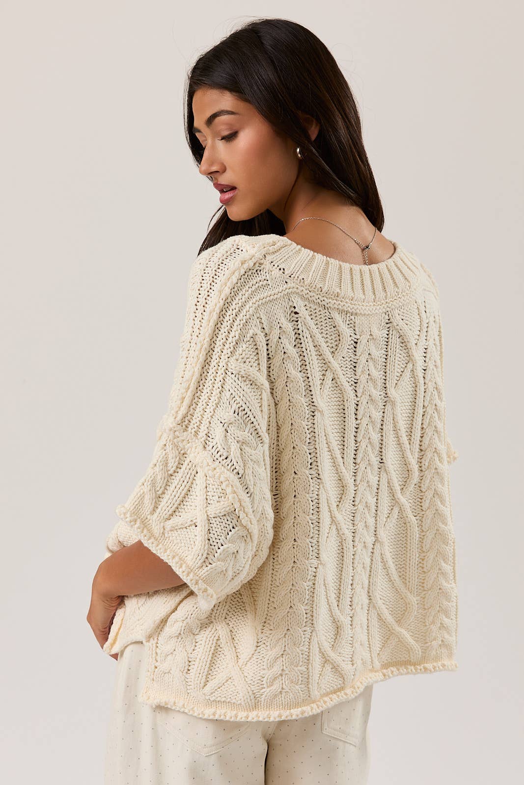 Avery Cable Knit Sweater