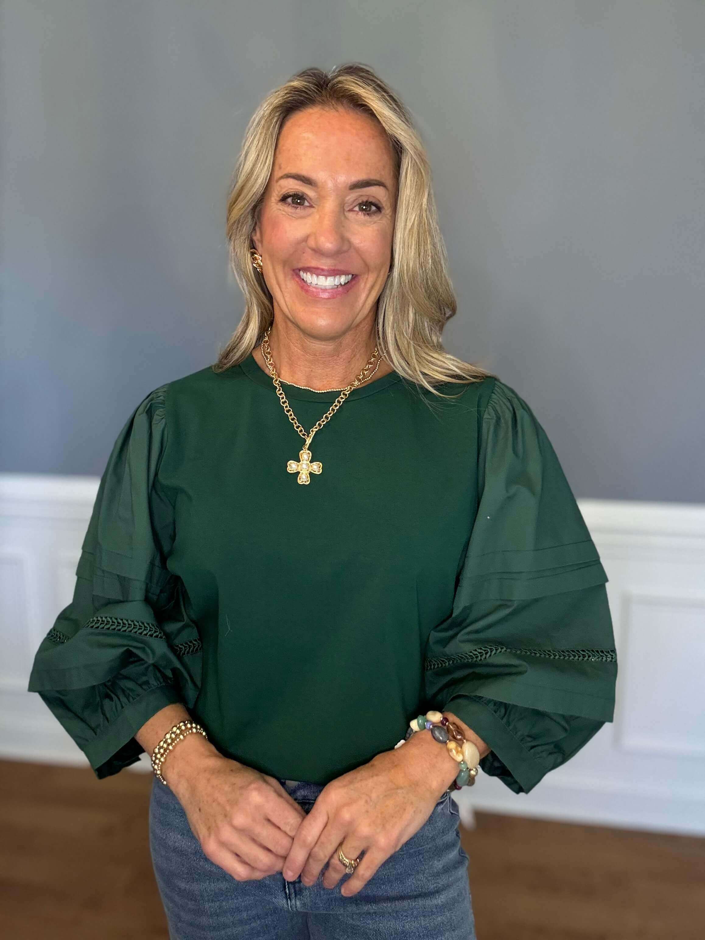 Cross & Pearl Necklace