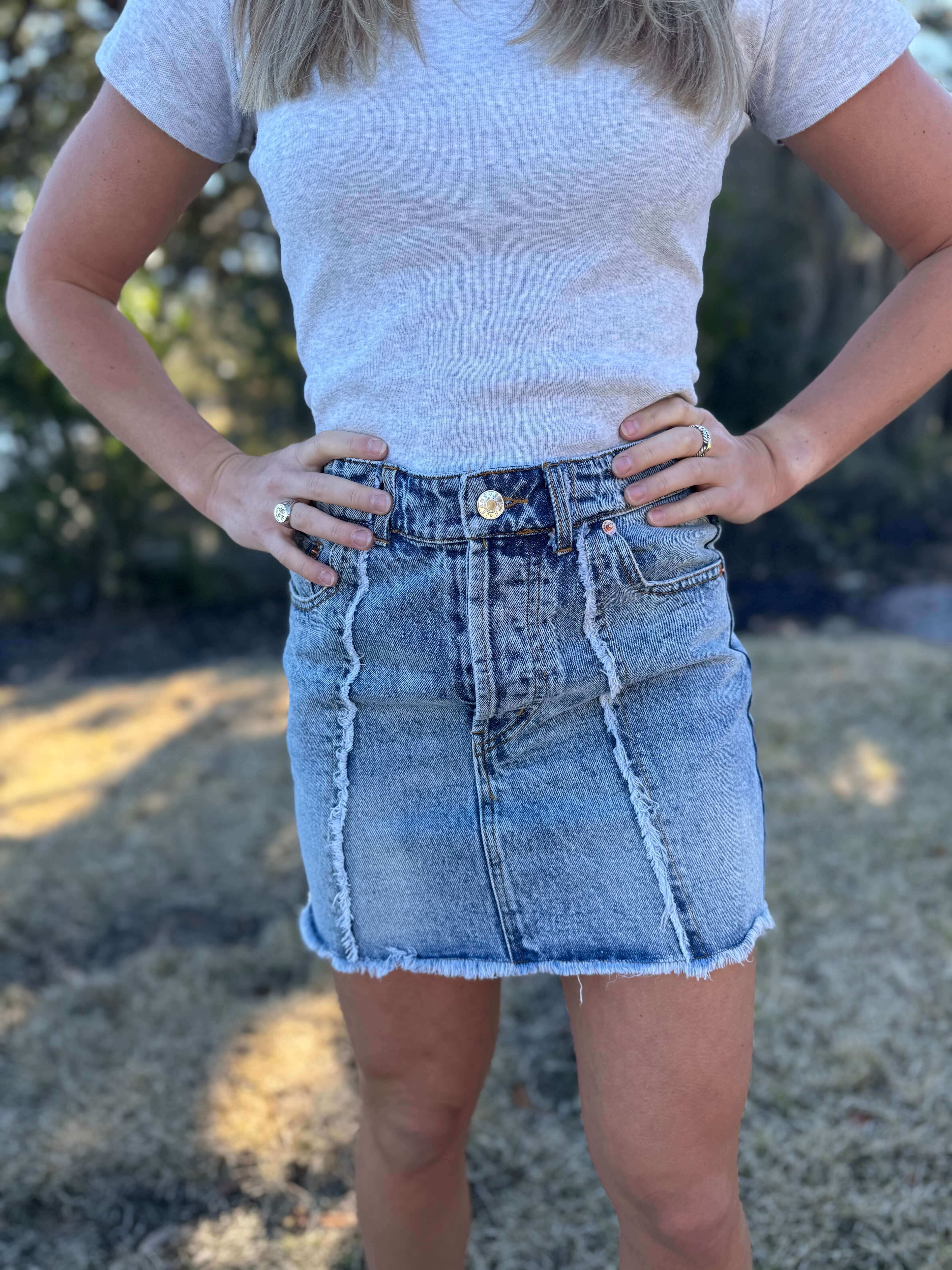 Melissa Denim Mini Skirt