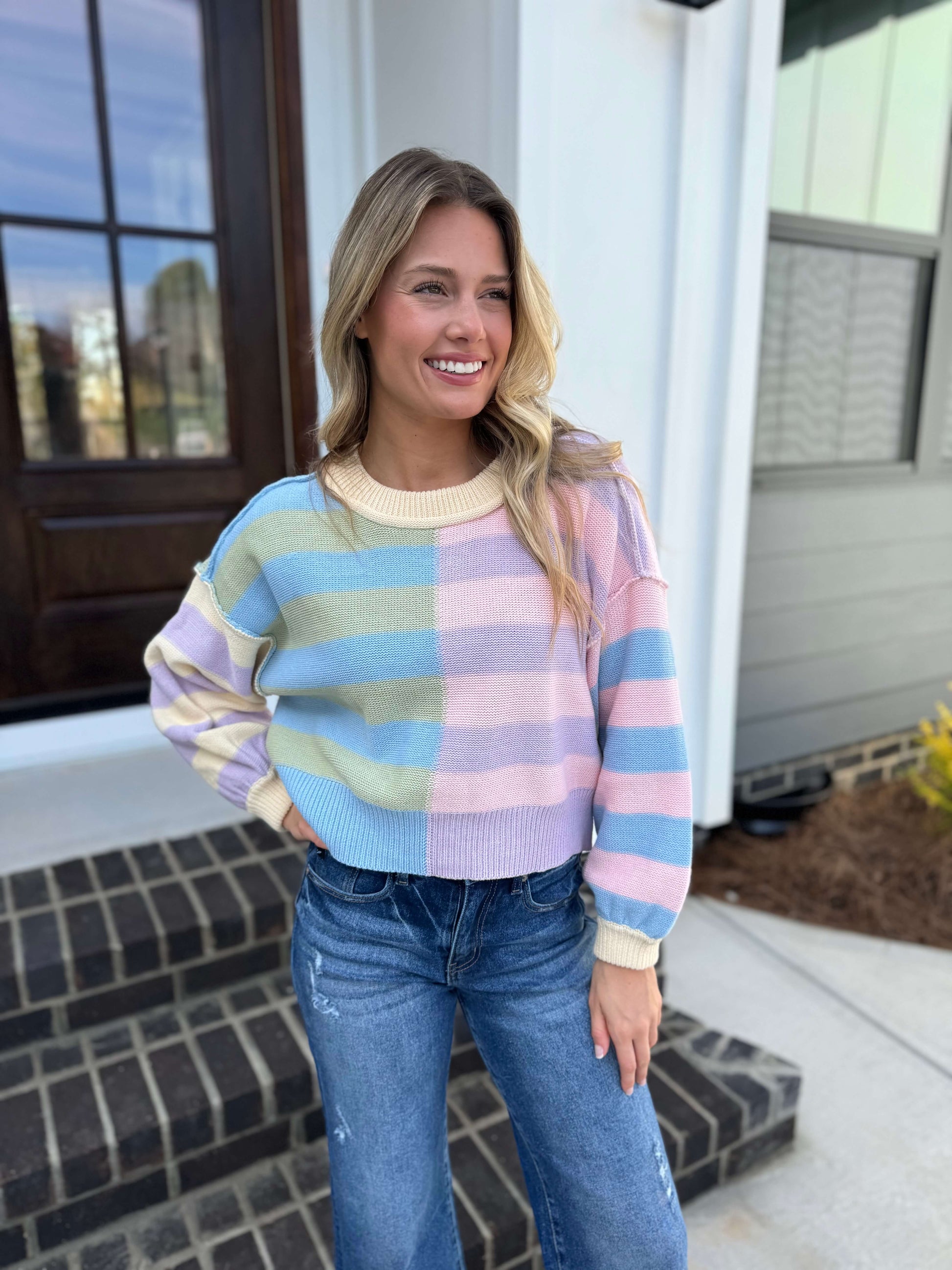 Chelsie Colorblock Sweater