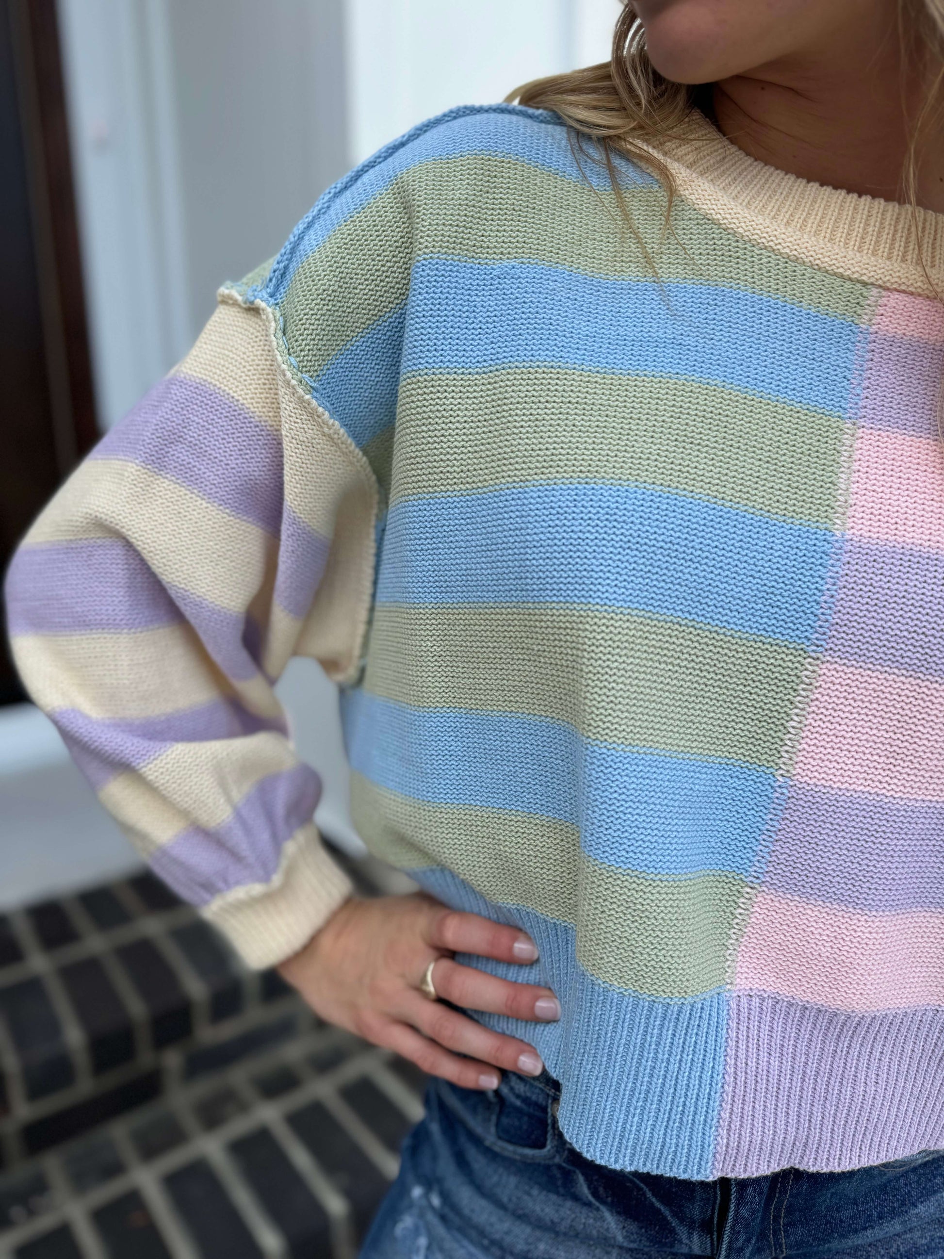 Chelsie Colorblock Sweater