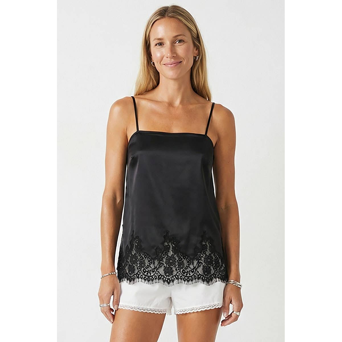 Tammy Lace Trim Tank