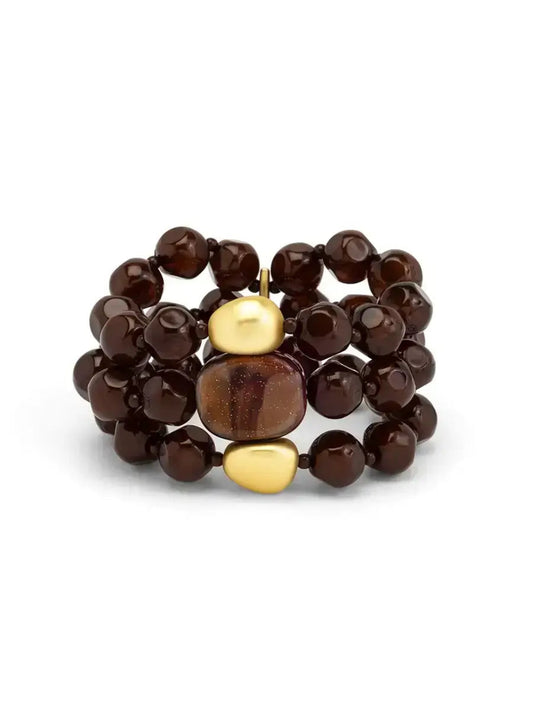 Estelle Beaded 3 Strand Bracelet