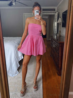 Shelby Strapless Romper
