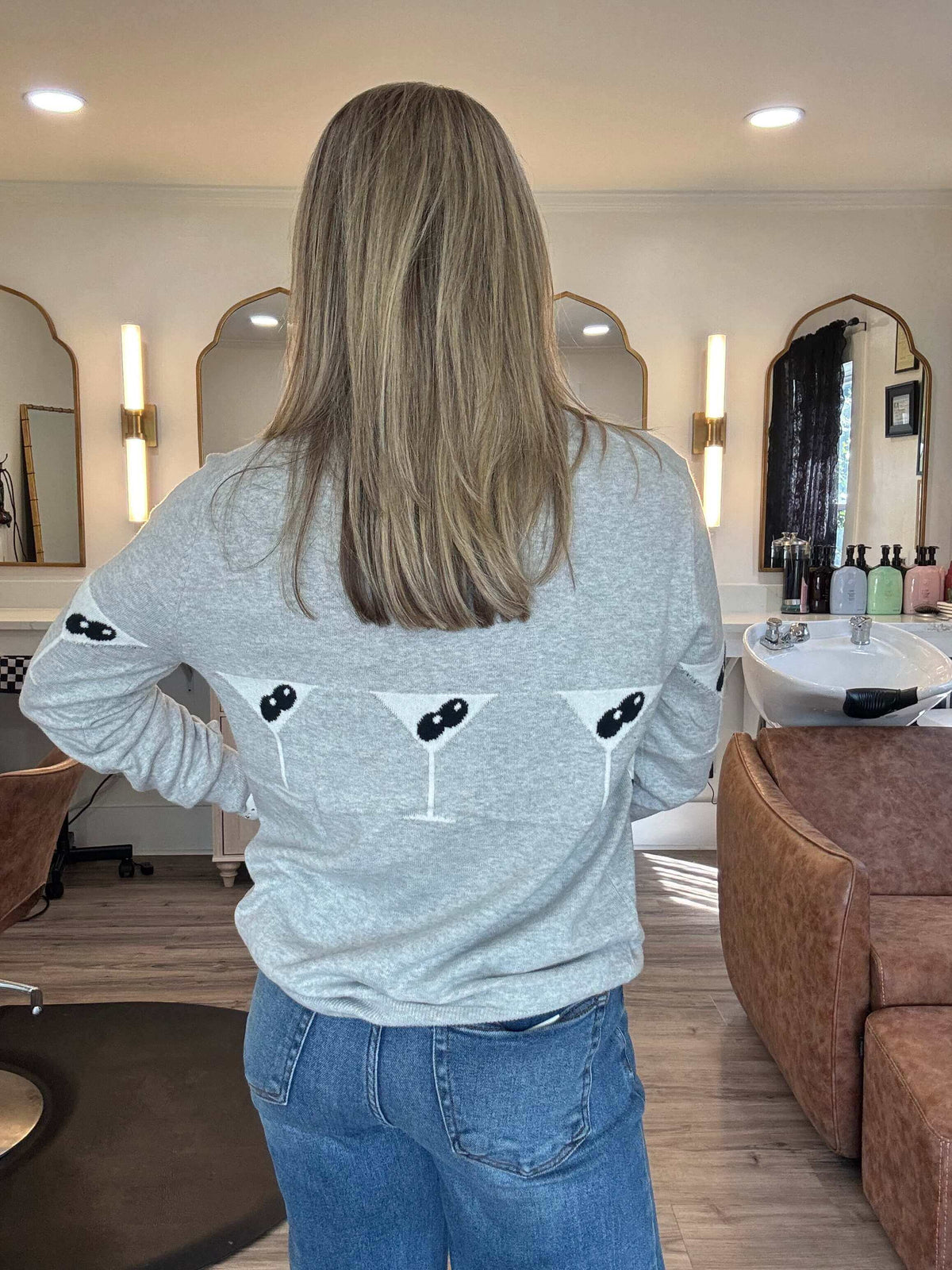 Naughty Martini Glass Sweater