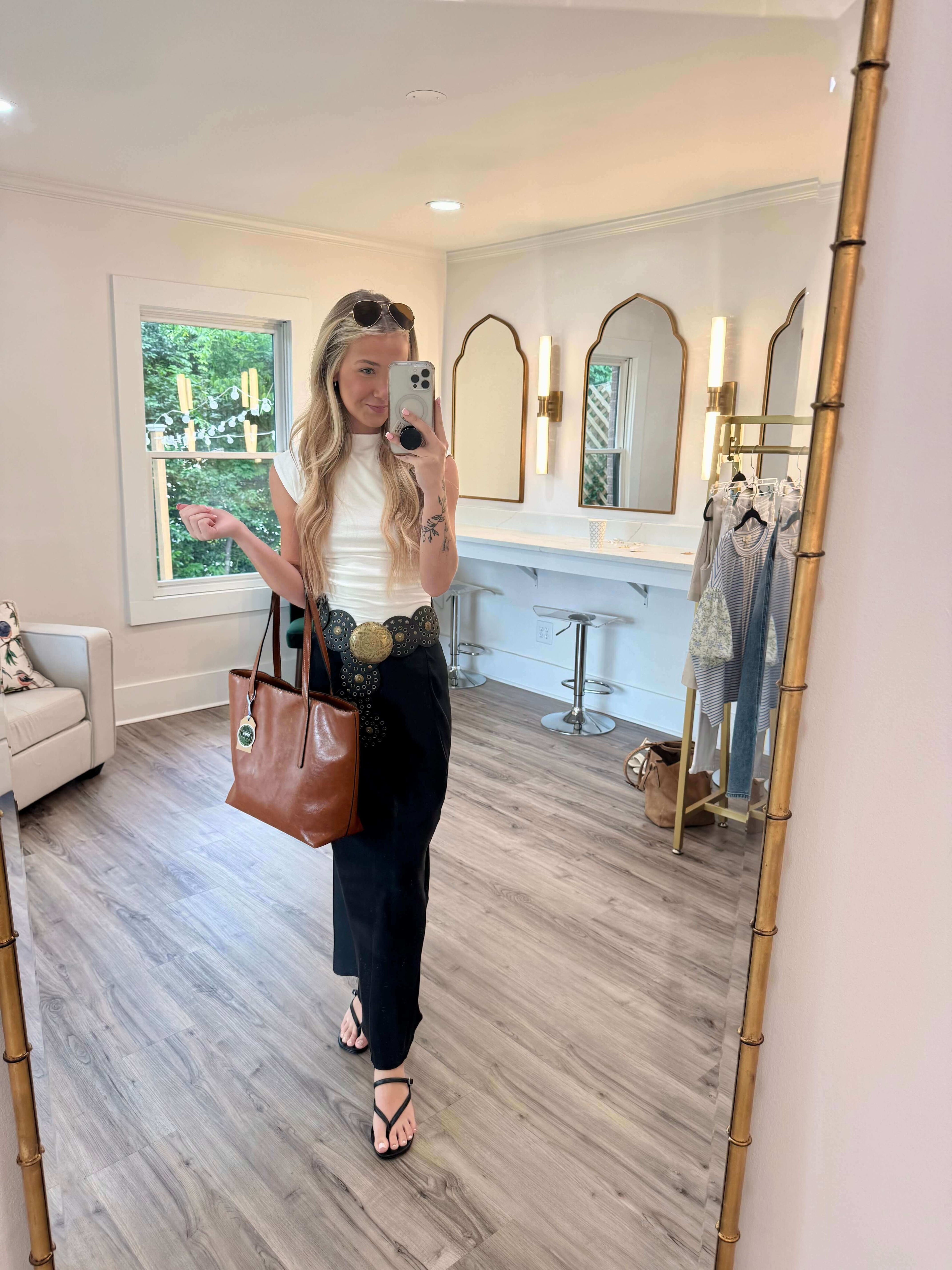 Becki Black Skirt