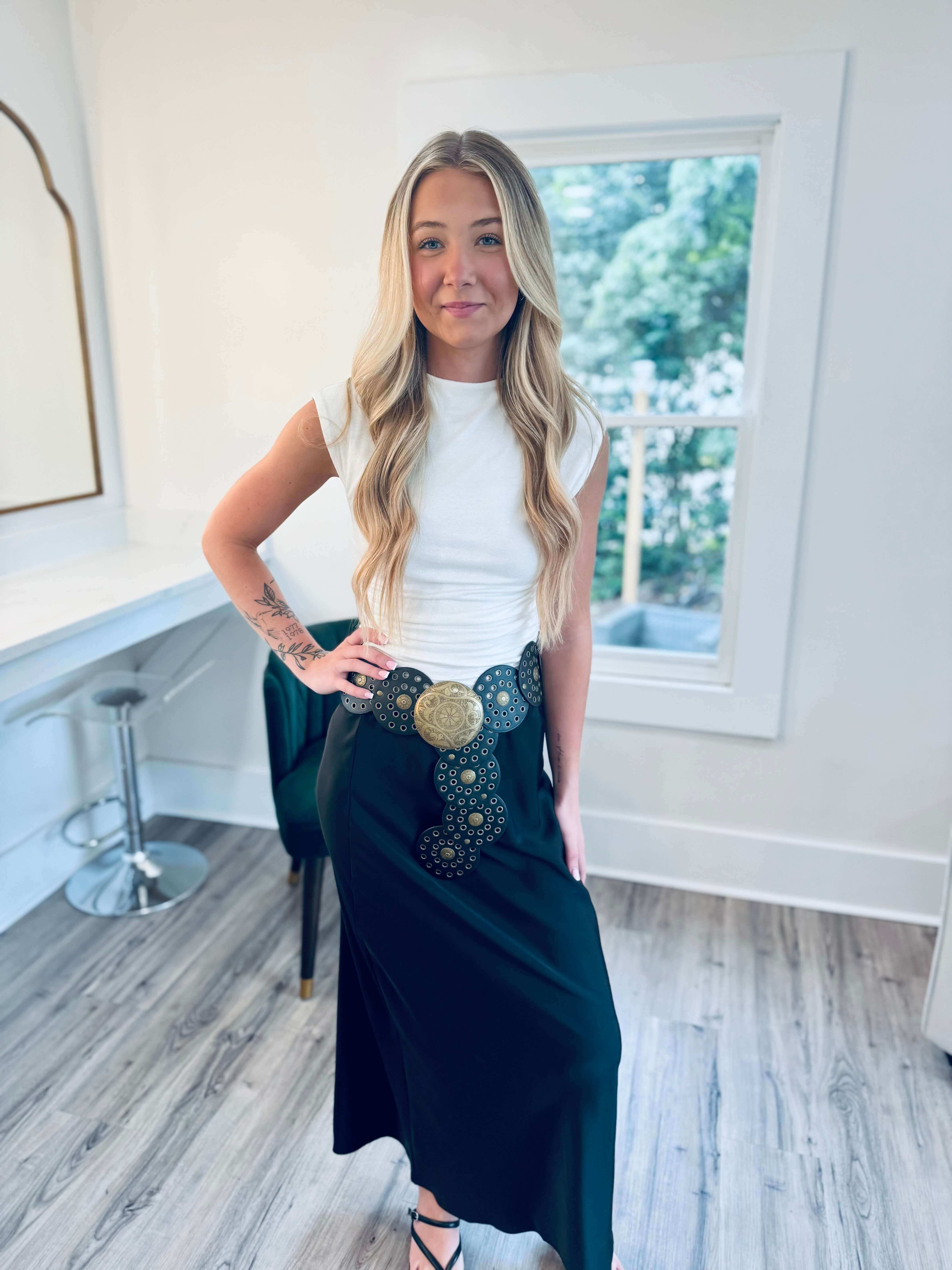 Becki Black Skirt