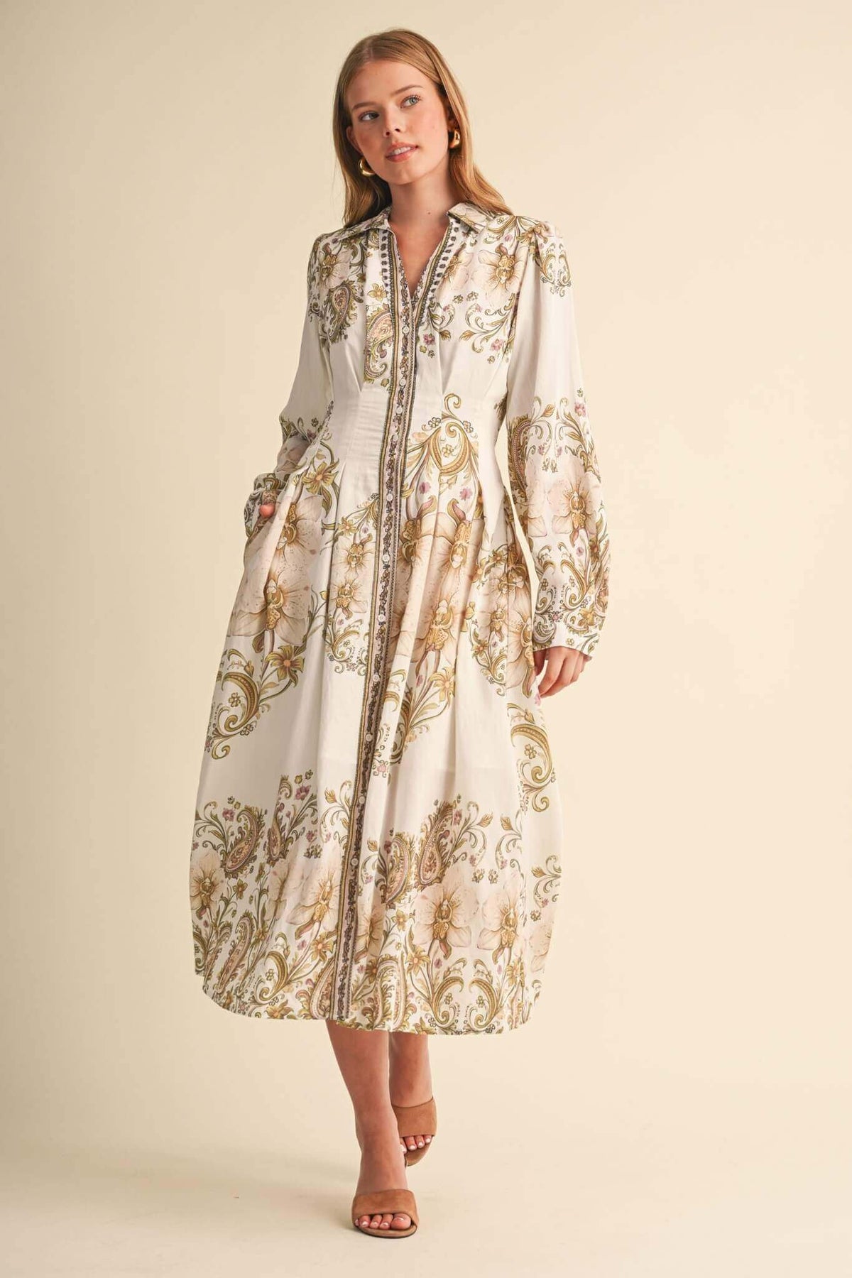 Ashley Olive Midi