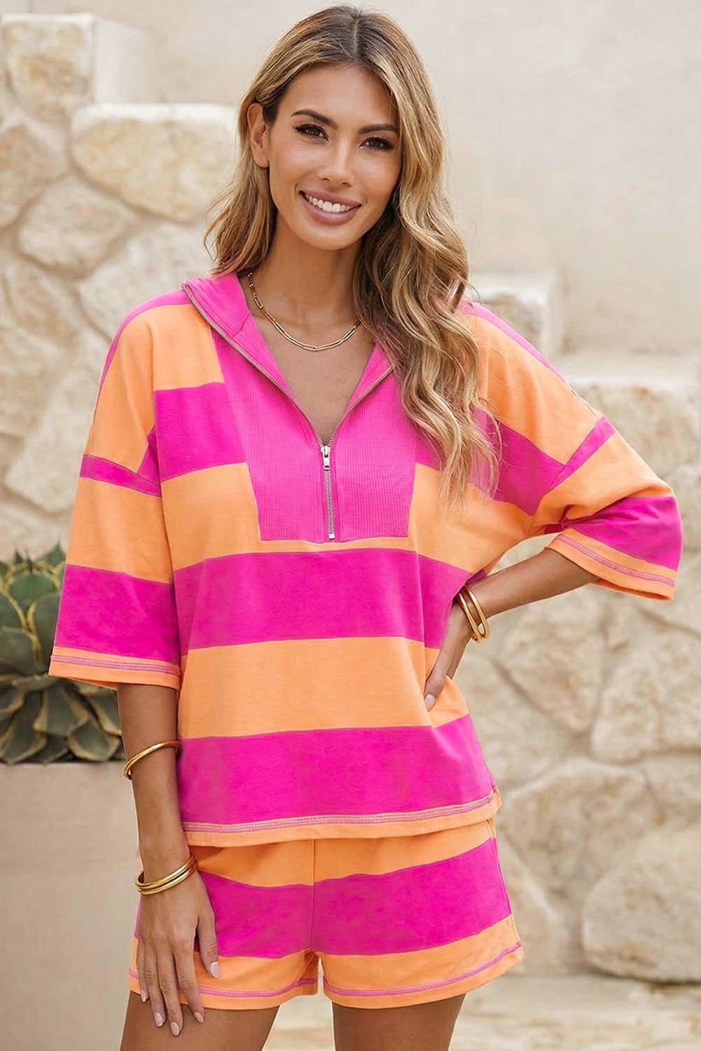 Rachel Half Zip Set