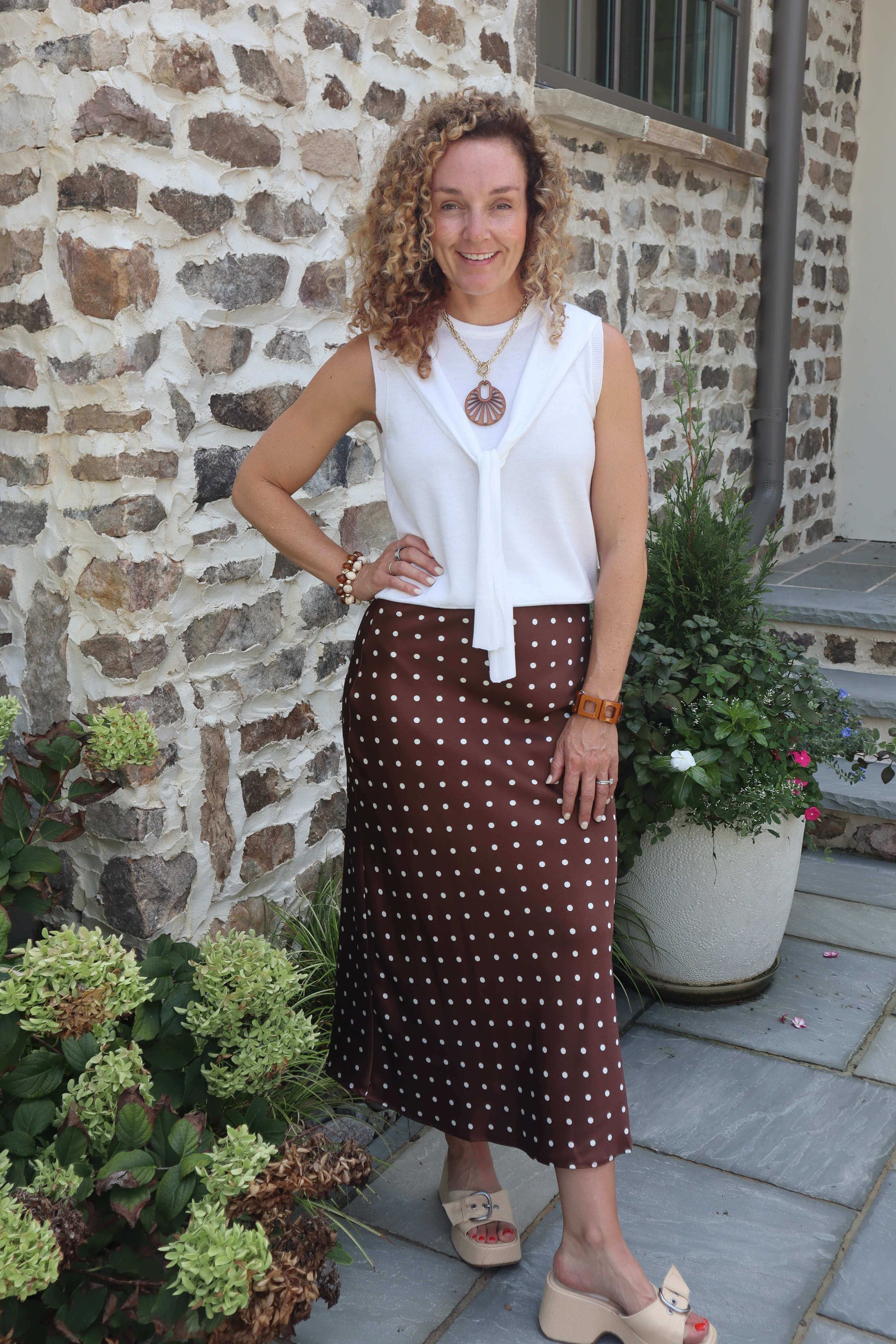 Syd Brown Polka Dot Skirt