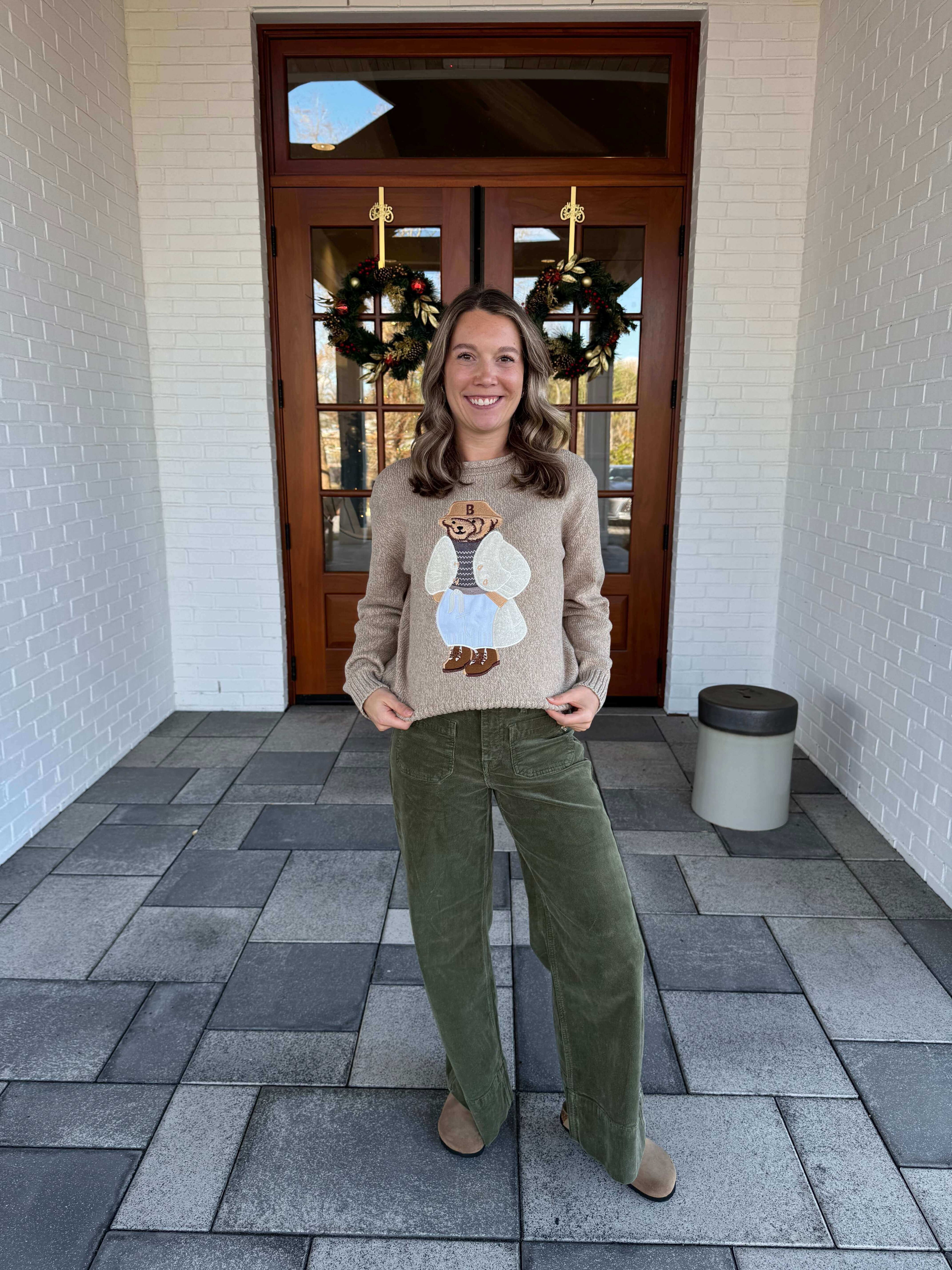 Teddy Bear Knit Sweater