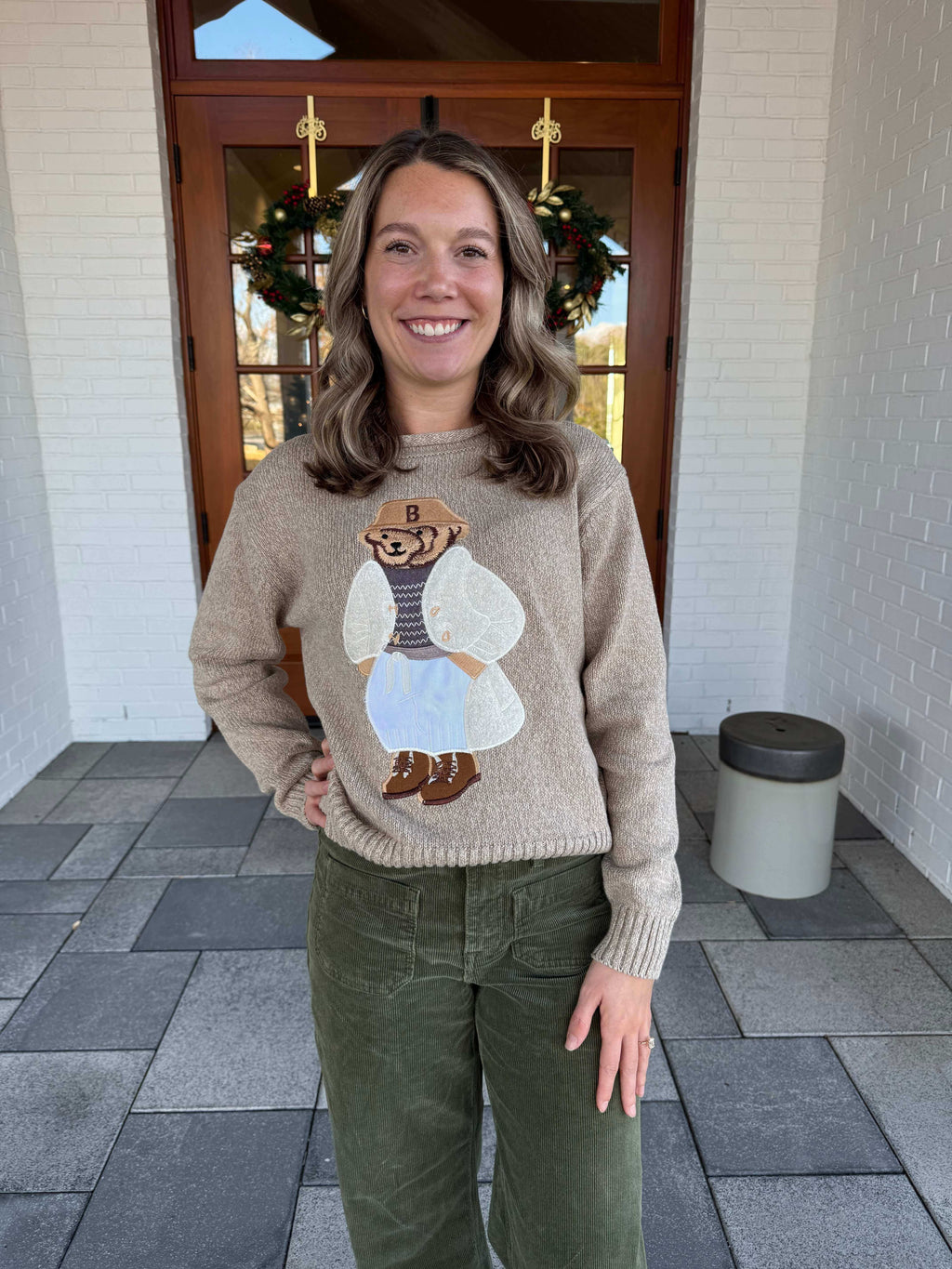 Teddy Bear Knit Sweater