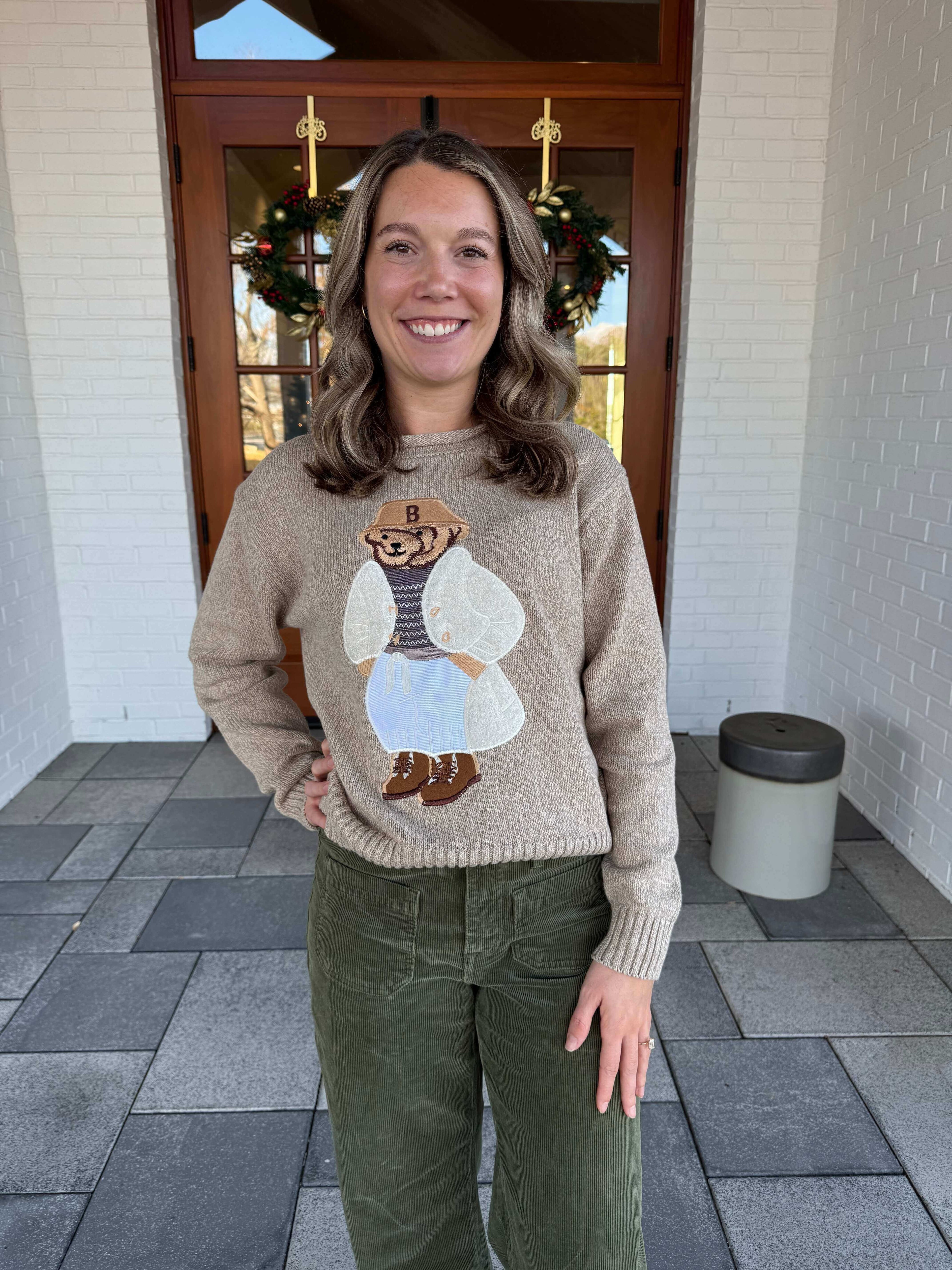 Teddy Bear Knit Sweater