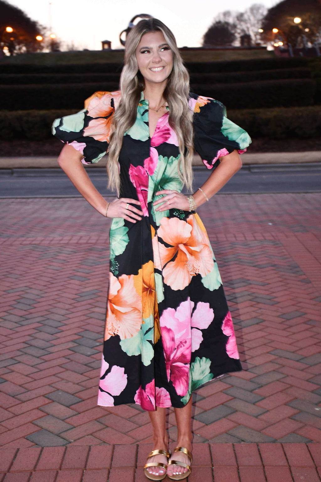 Floral Midi Dress