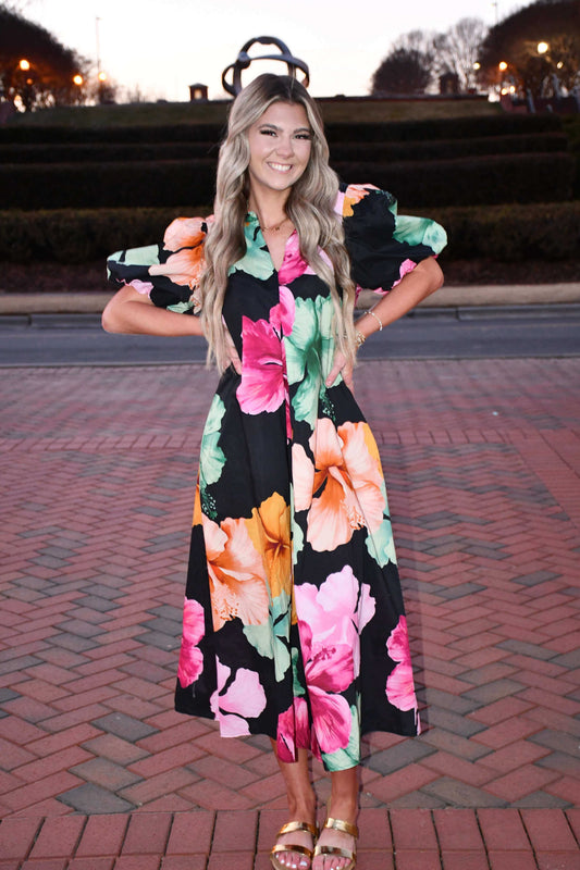 Floral Midi Dress