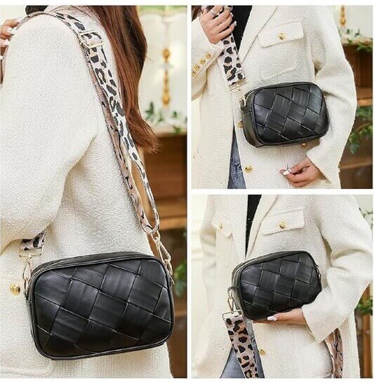 Black Crossbody Shoulder Bag