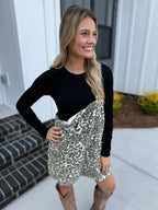 Rachel Ribbed Long sleeve (Black)