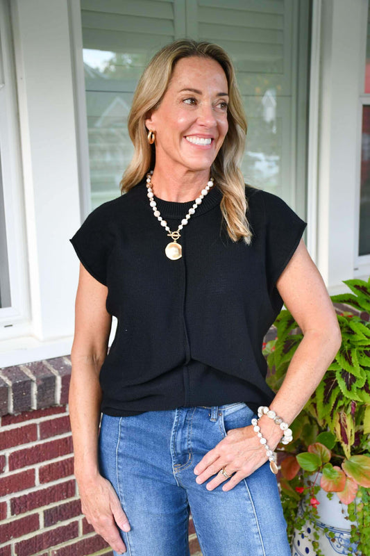 Greta Center Seam Sweater