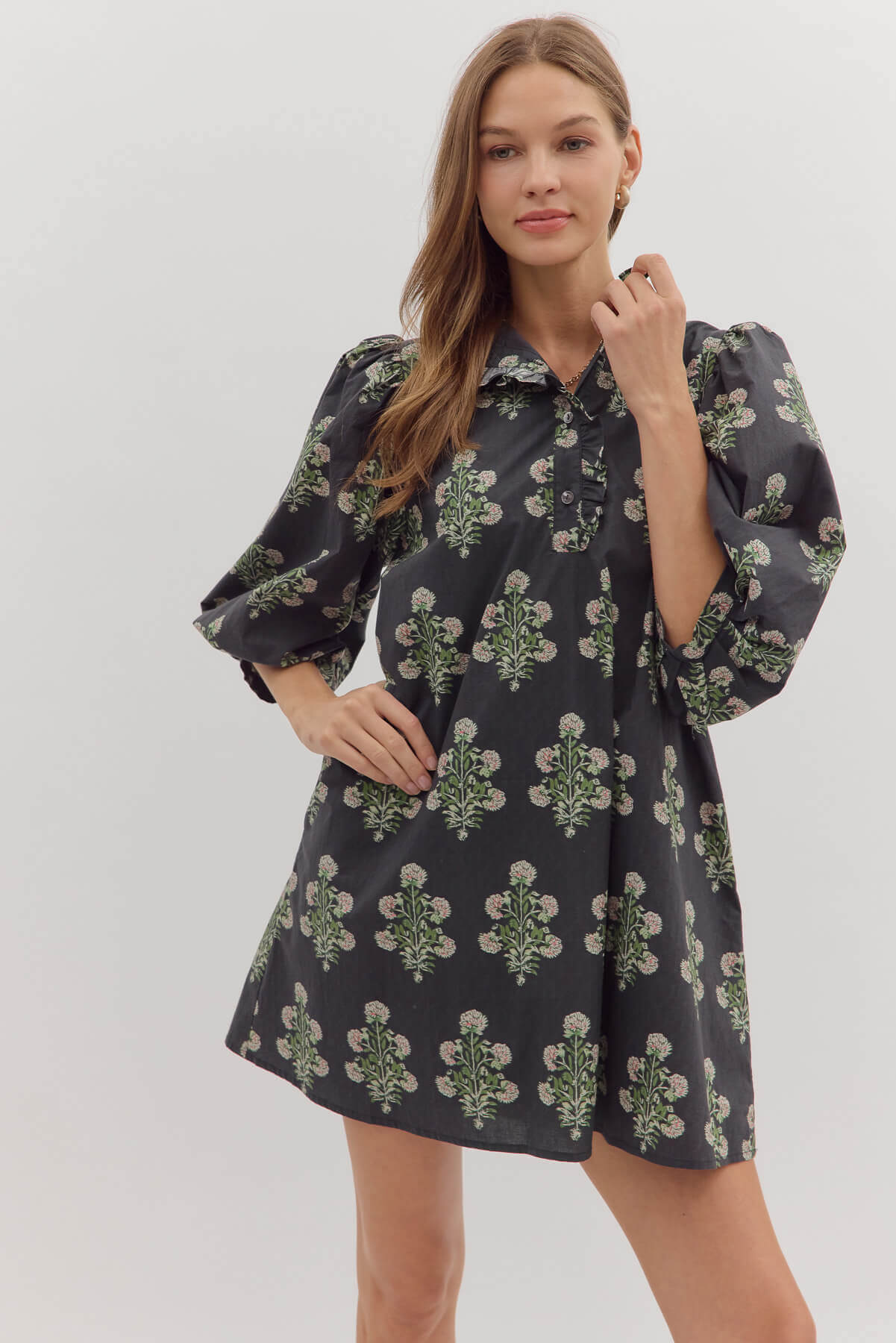Beth Print Mini Dress