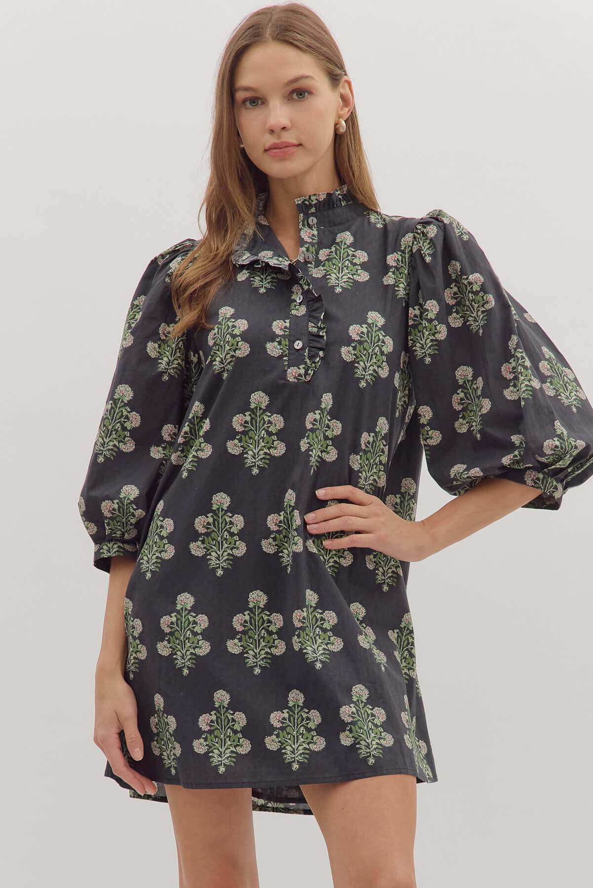 Beth Print Mini Dress