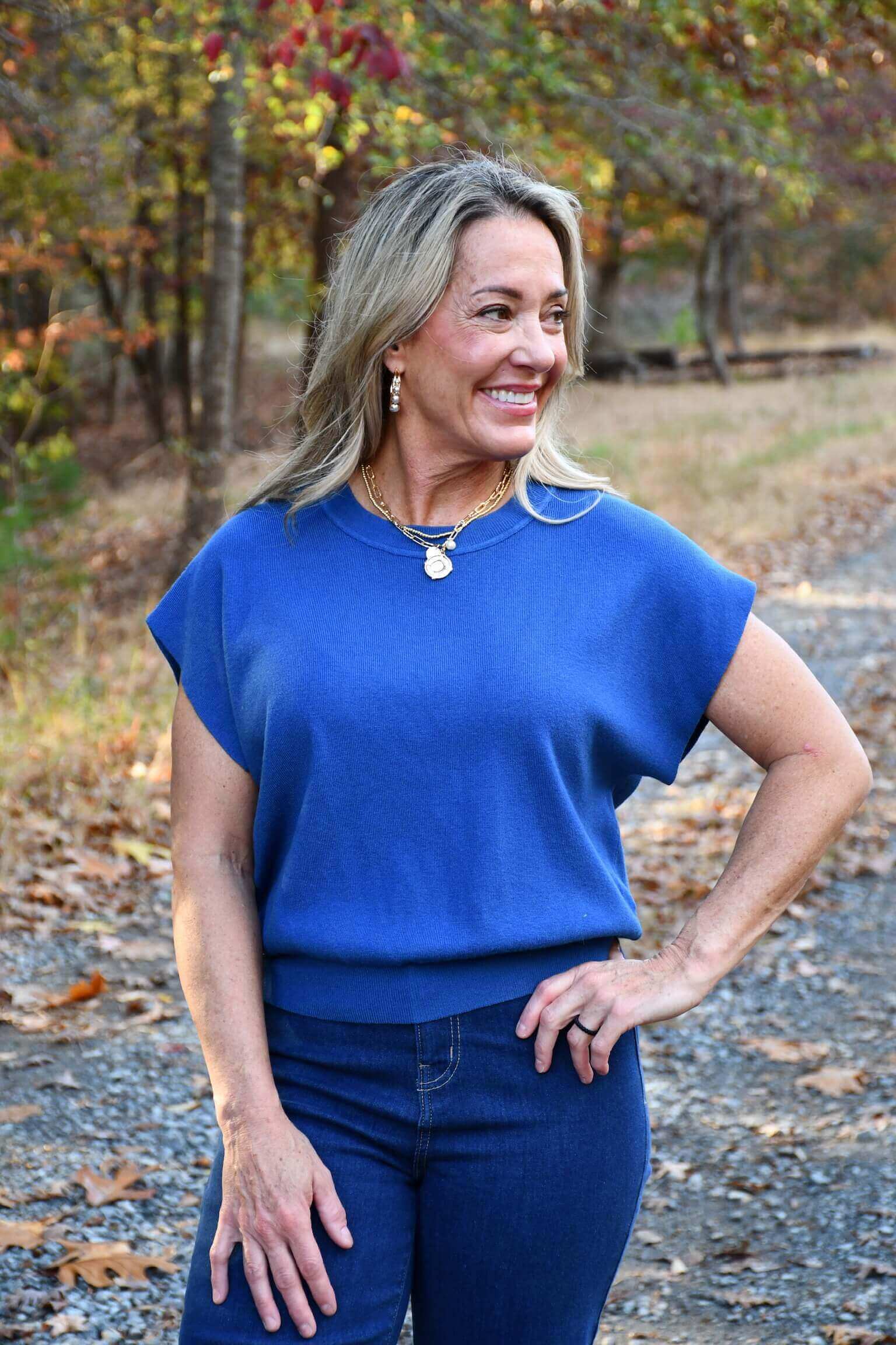 Aubrey Blue Sweater