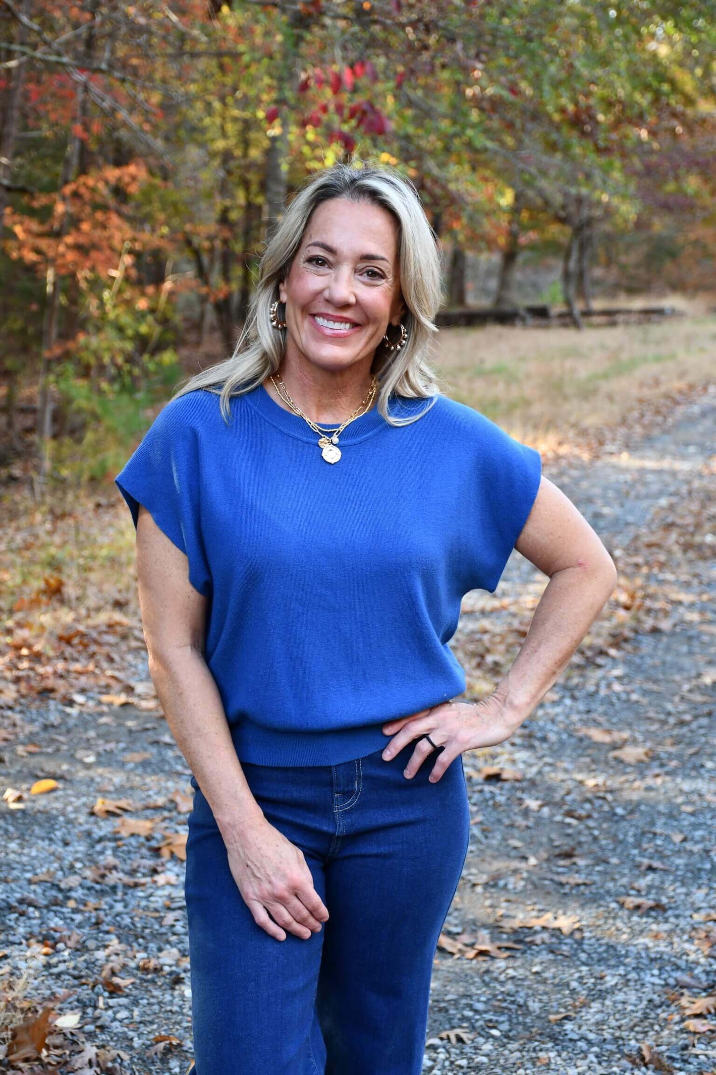 Aubrey Blue Sweater