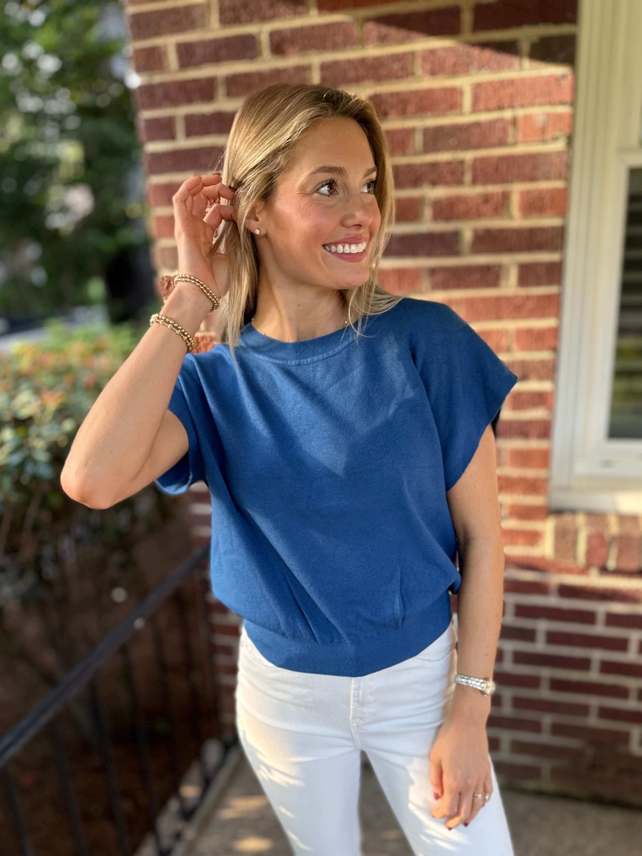 Aubrey Blue Sweater