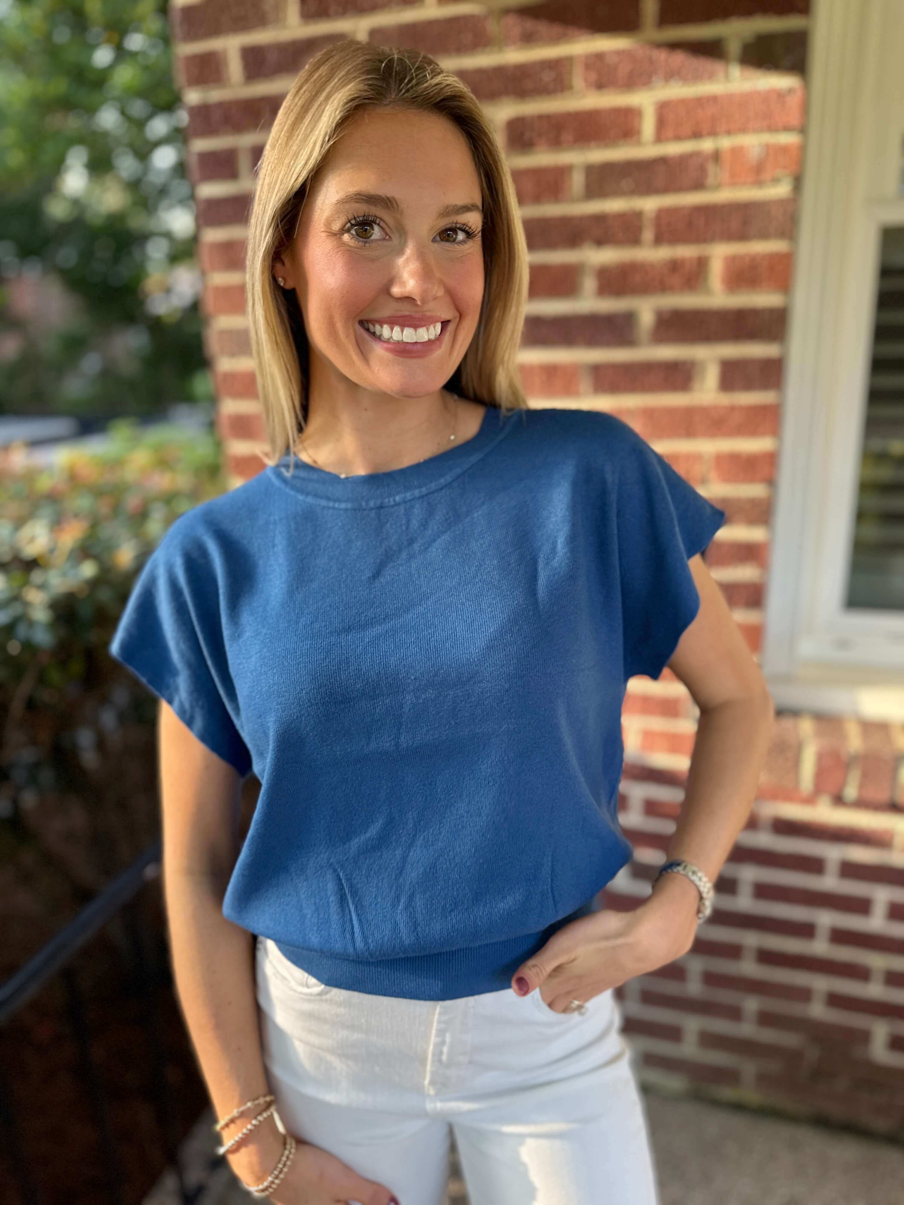 Aubrey Blue Sweater