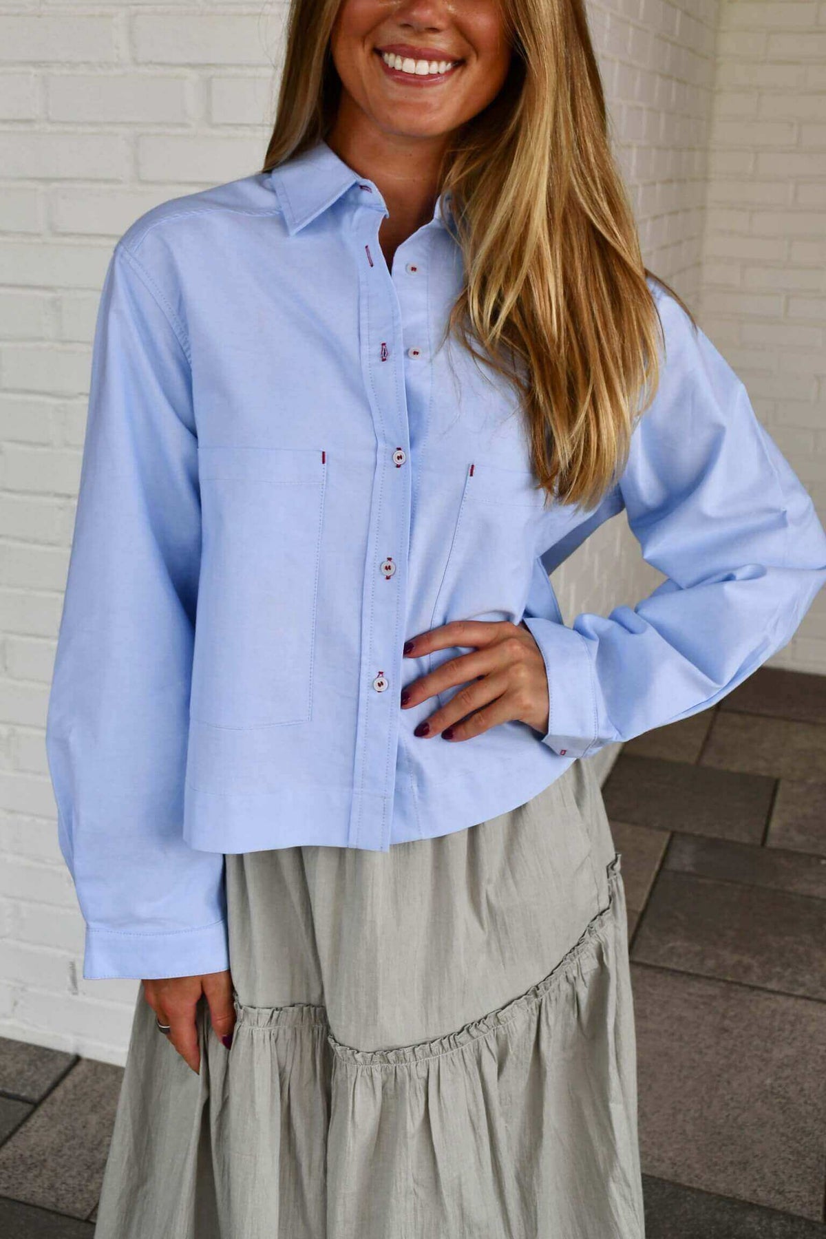 Stef Cropped Shirt