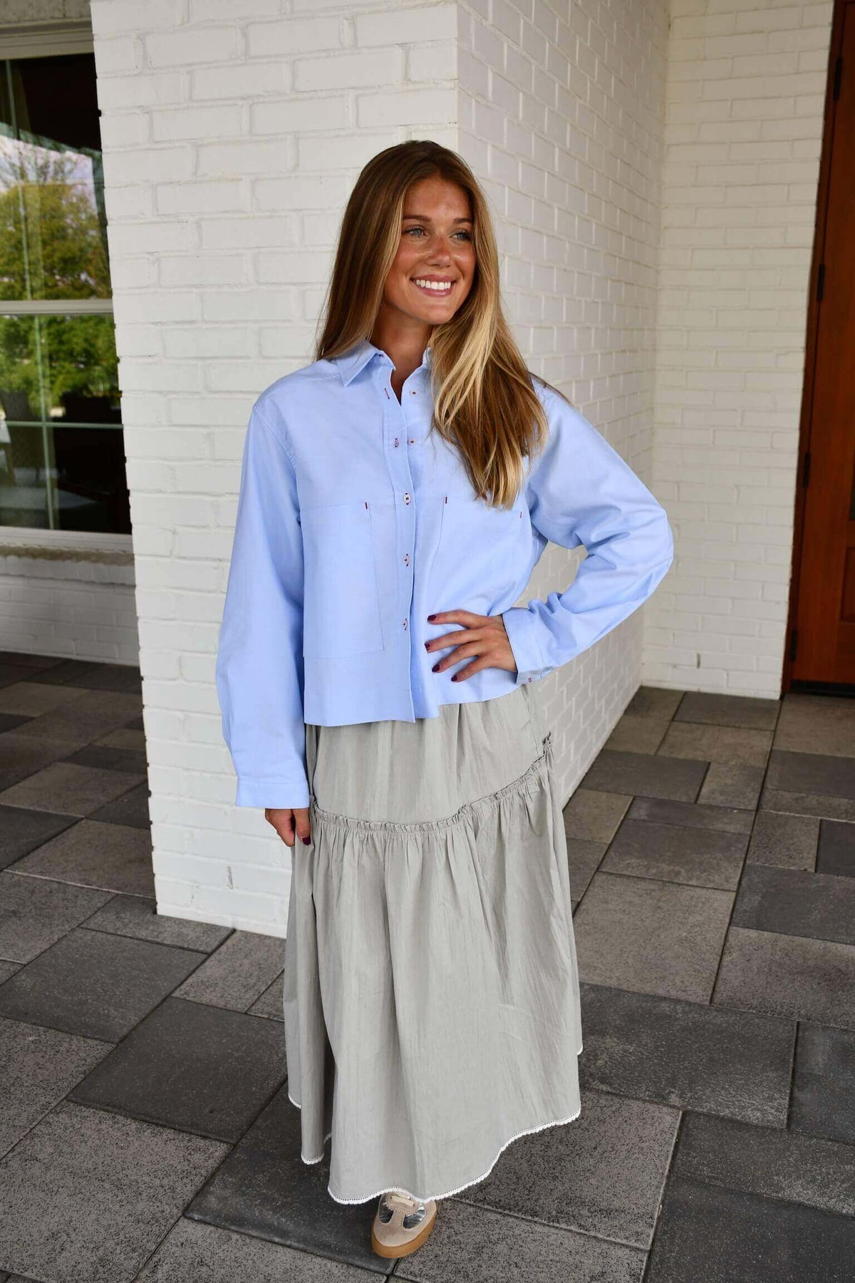 Stef Cropped Shirt