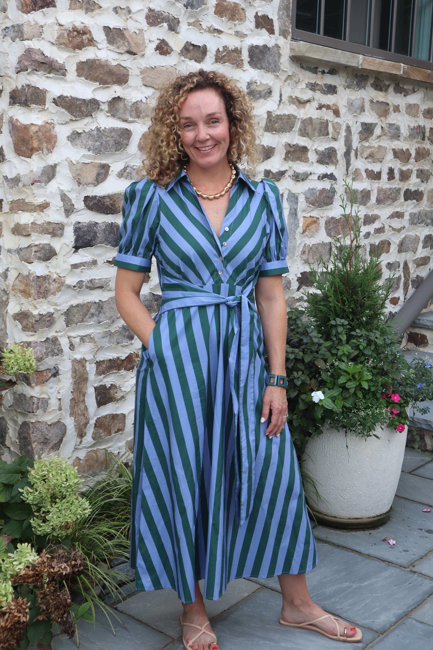 Rosie Stripe Midi
