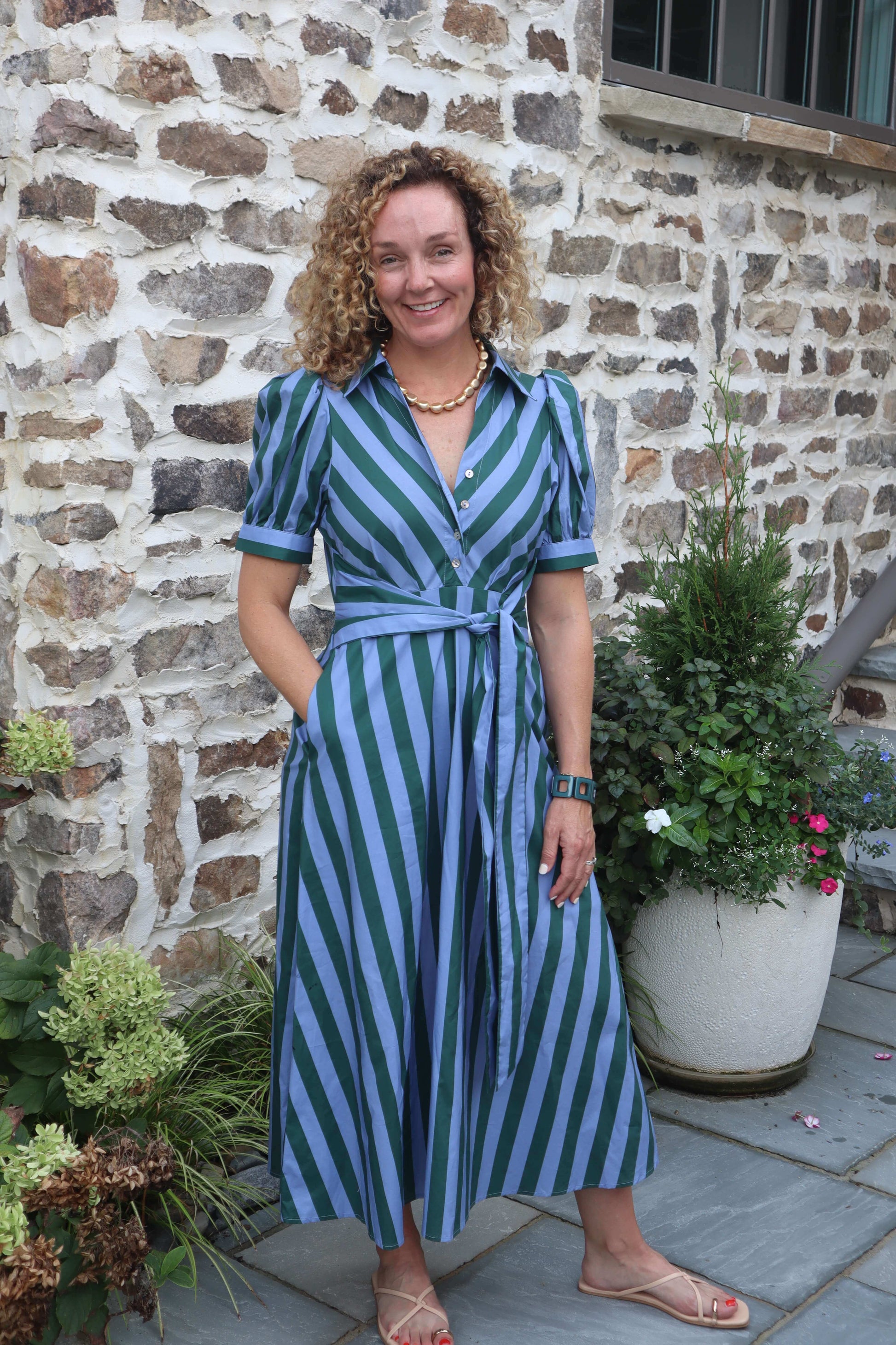 Rosie Stripe Midi