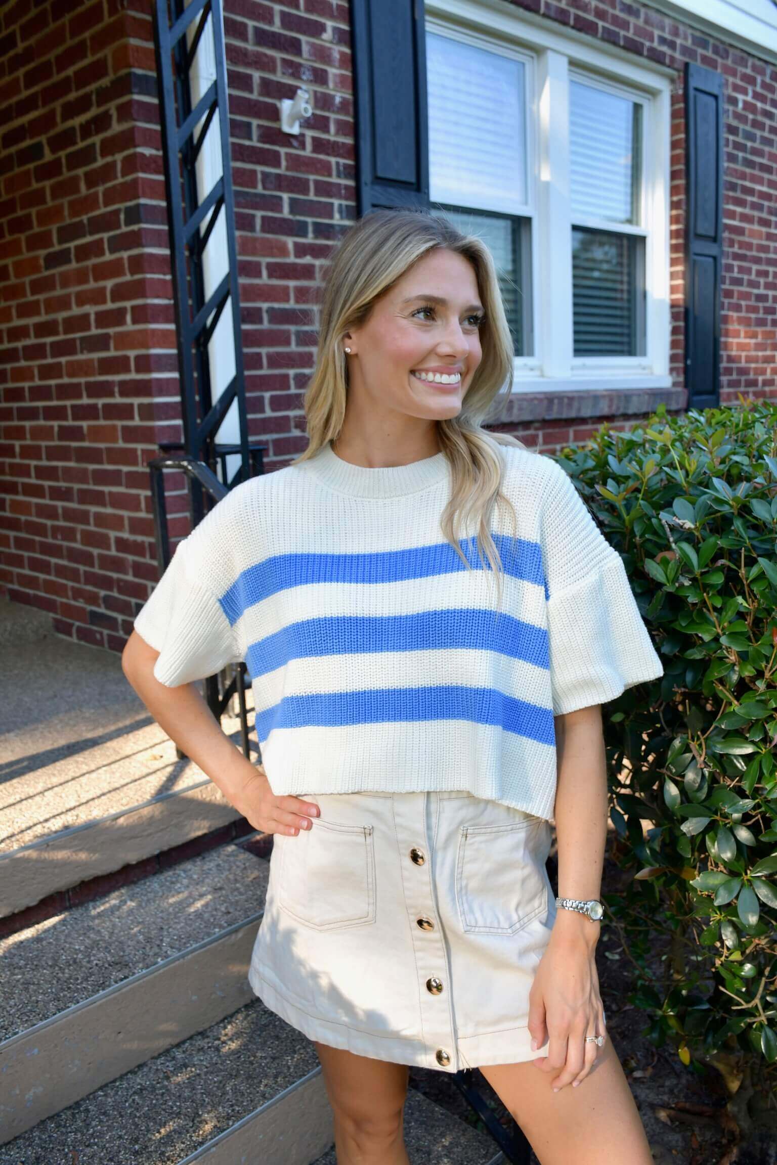 Corie Stripe Top