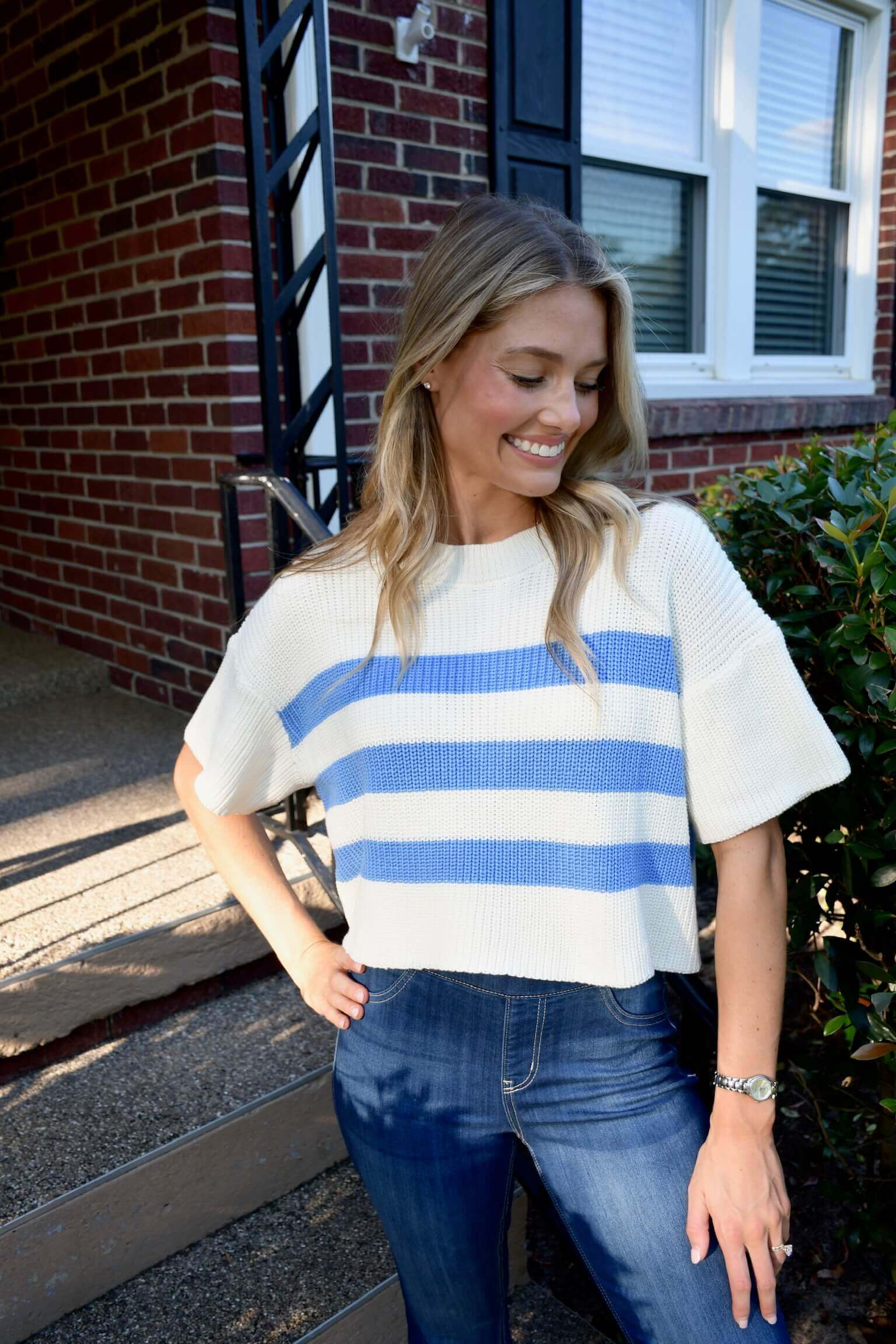 Corie Stripe Top