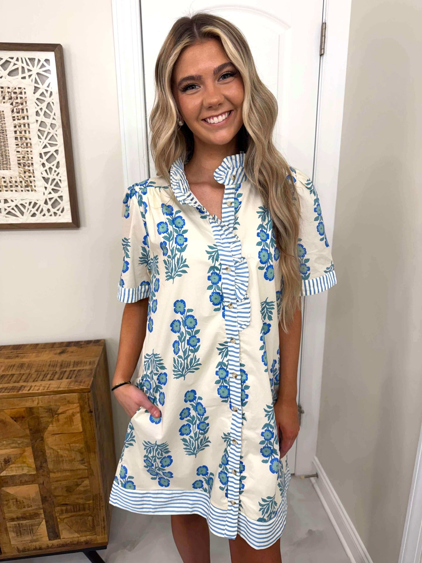 Kari Floral Print Dress