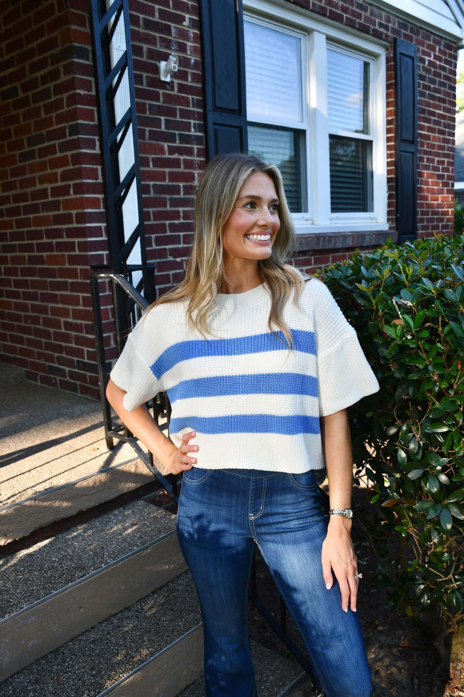 Corie Stripe Top