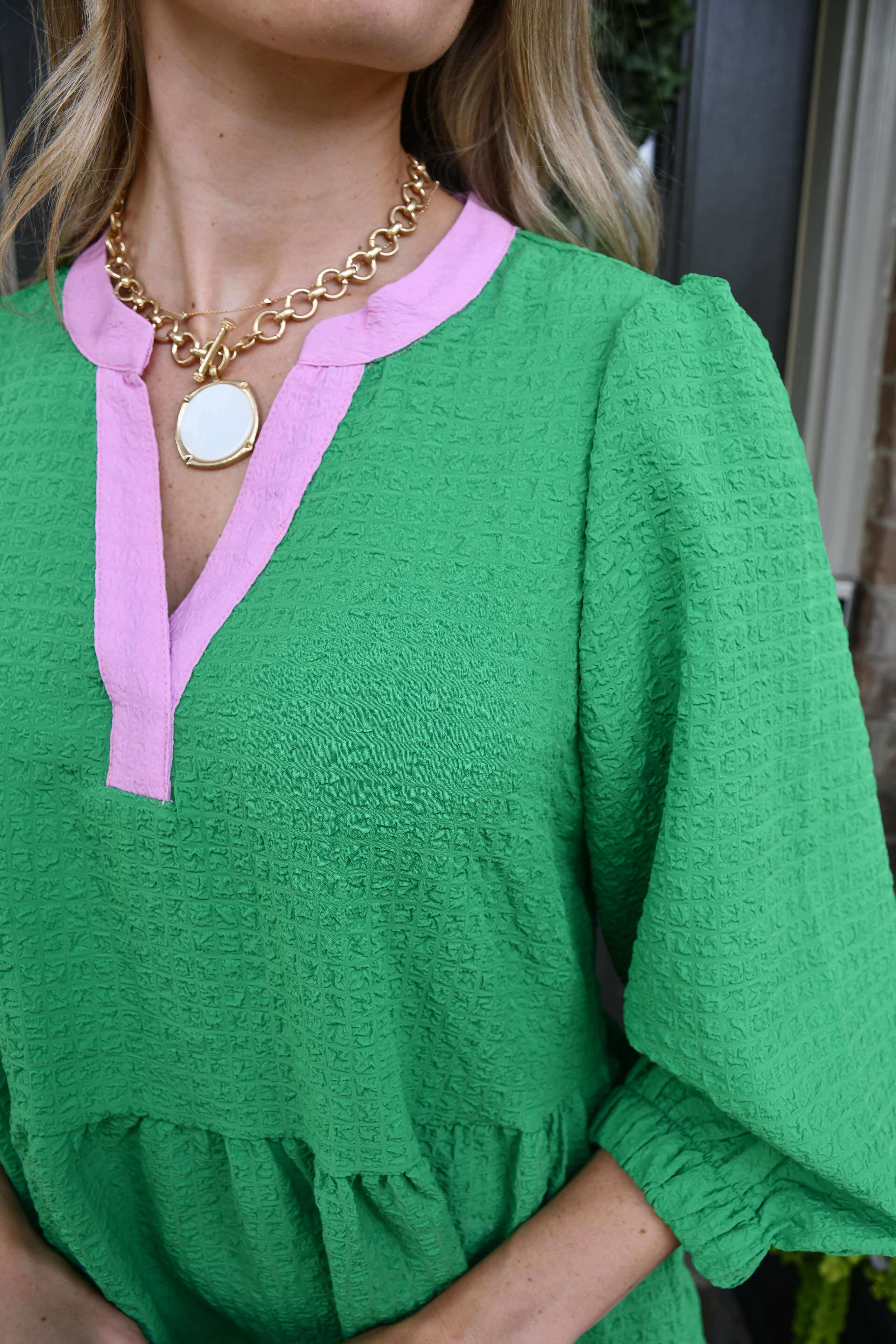Bamboo Mop Toggle Necklace
