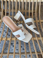 Mia Bone Nude Sandal