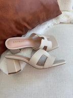 Mia Bone Nude Sandal