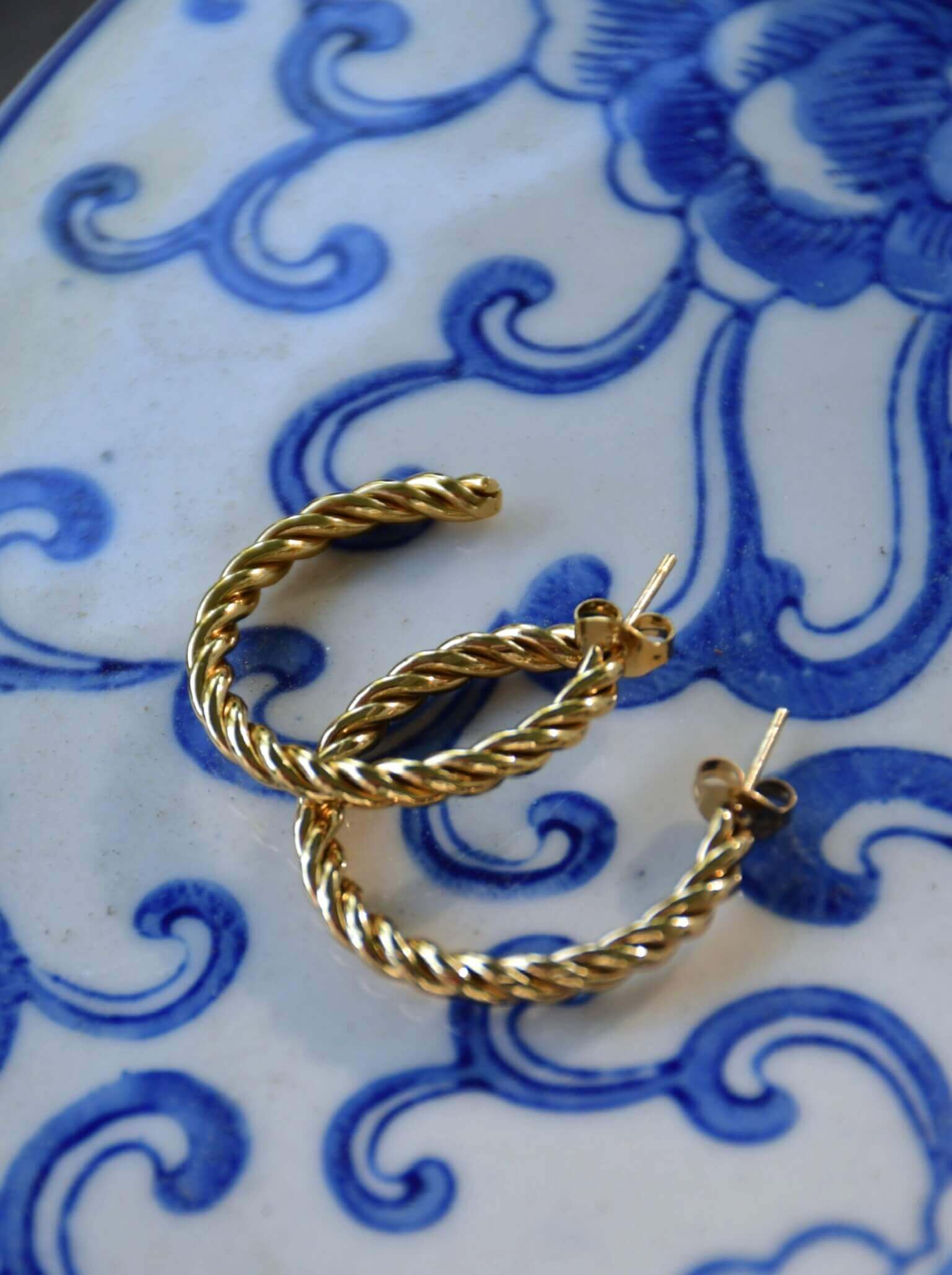 Rope Hoop Earrings