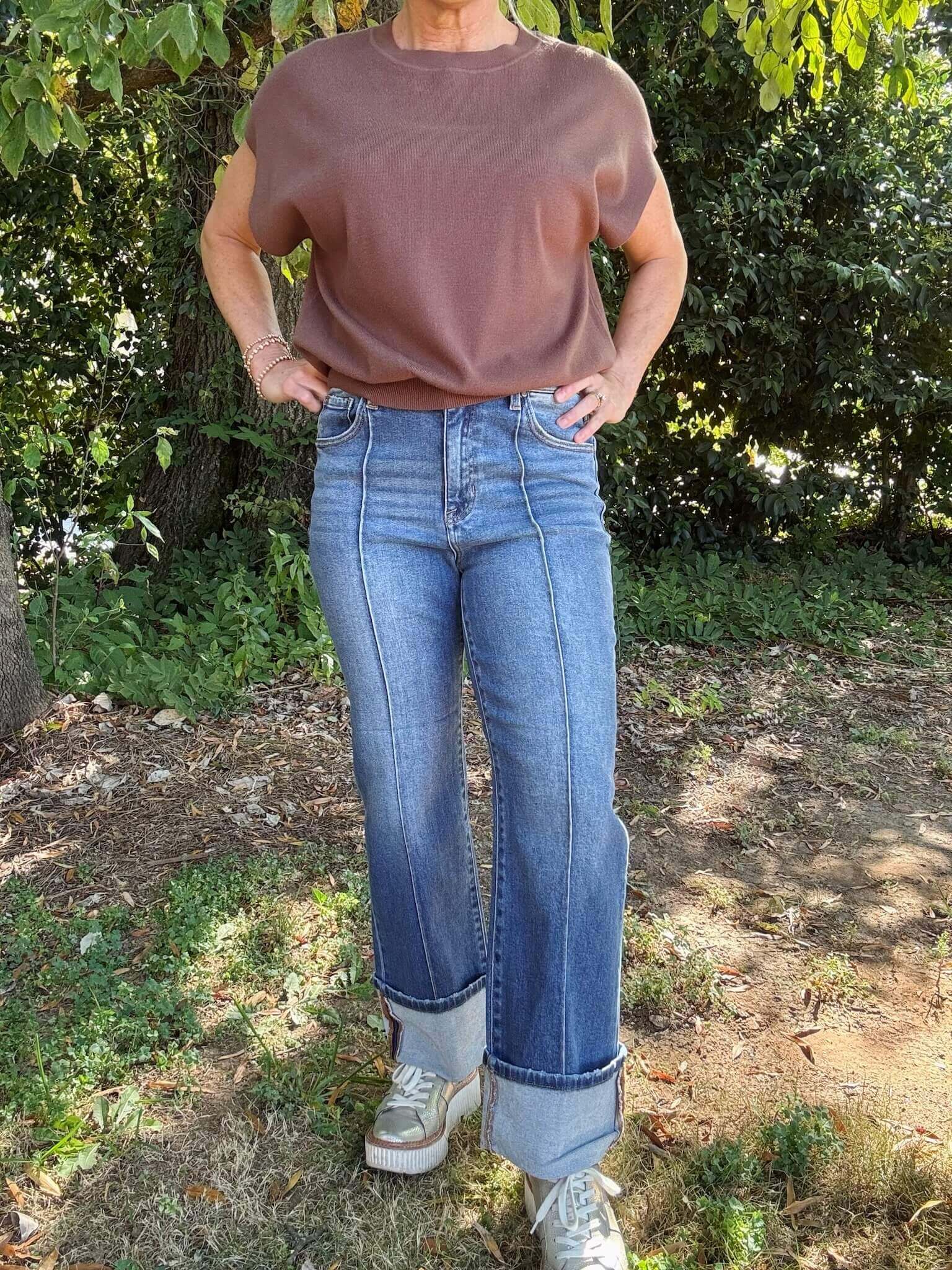 Rebecca Center Seam Jeans